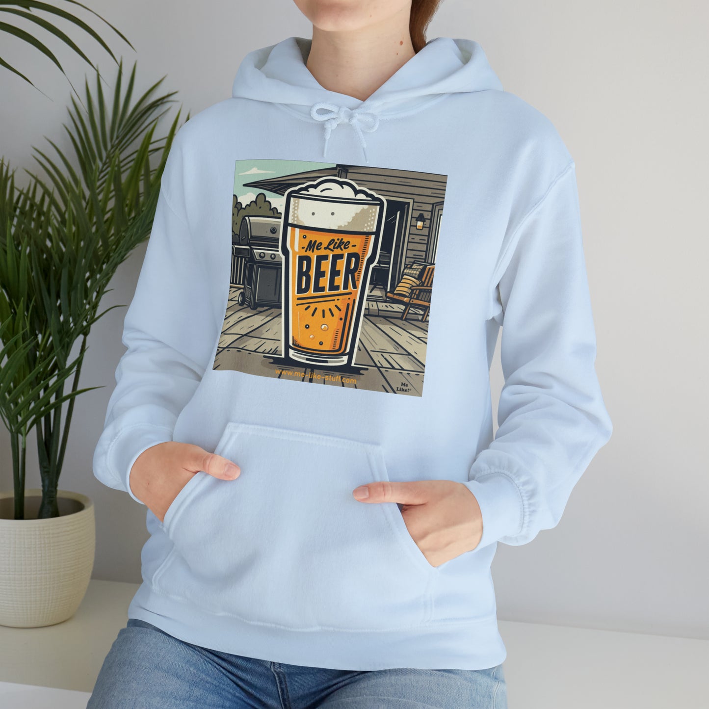 Unisex Heavy Blend™ Hooded Sweatshirt - Me Like Beer! (#3)