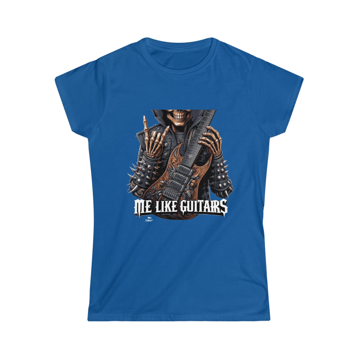 Me Like Guitars! - Women's Softstyle Tee - Heavy Metal #2