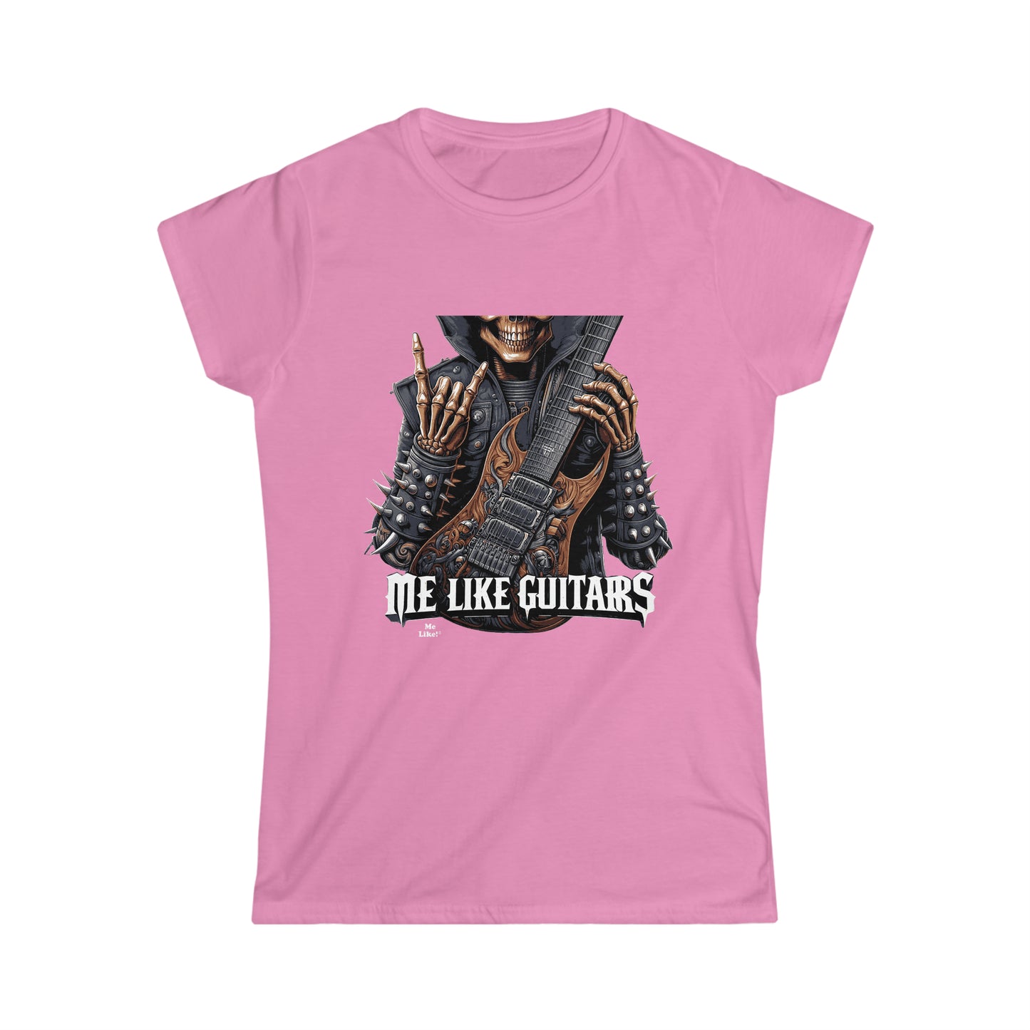 Me Like Guitars! - Women's Softstyle Tee - Heavy Metal #2