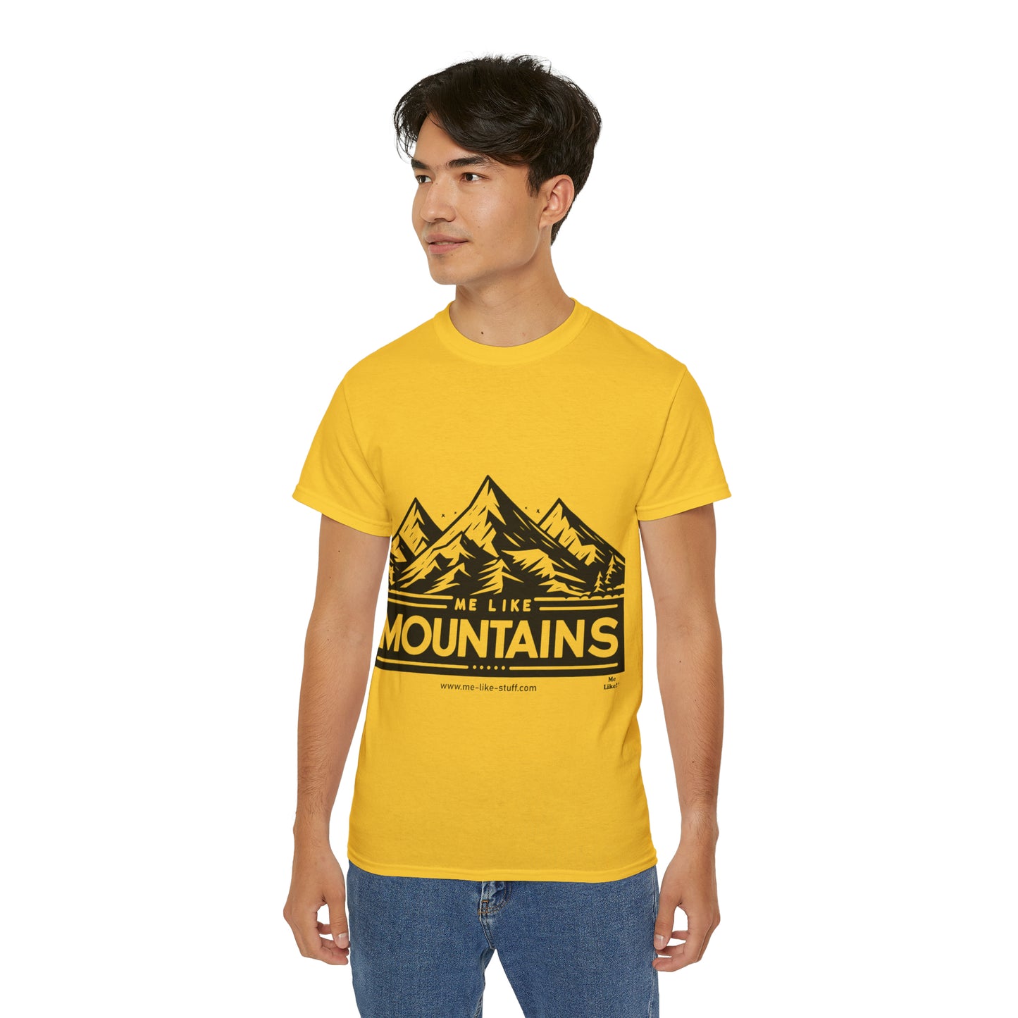 Unisex Ultra Cotton Tee - Me Like Mountains! (#1)