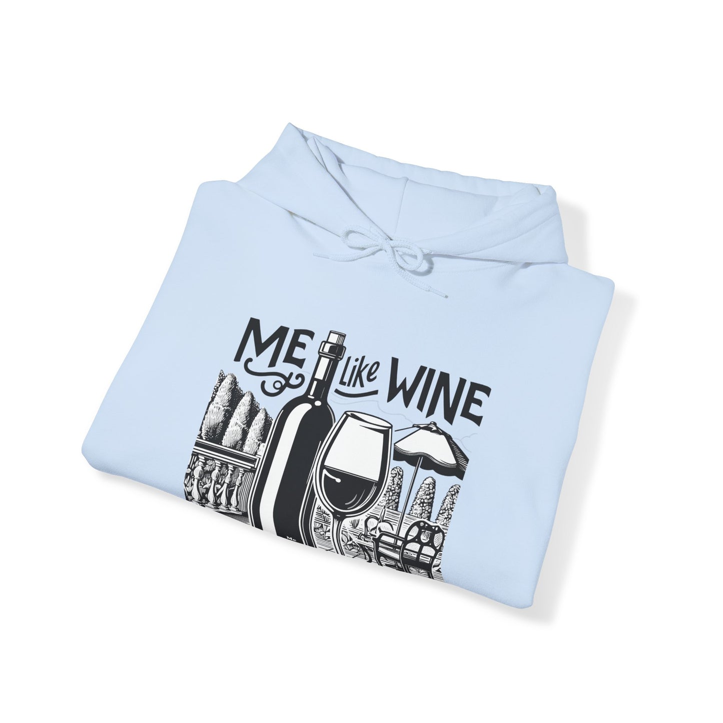 Unisex Heavy Blend™ Hooded Sweatshirt - Me Like Wine! (#3)