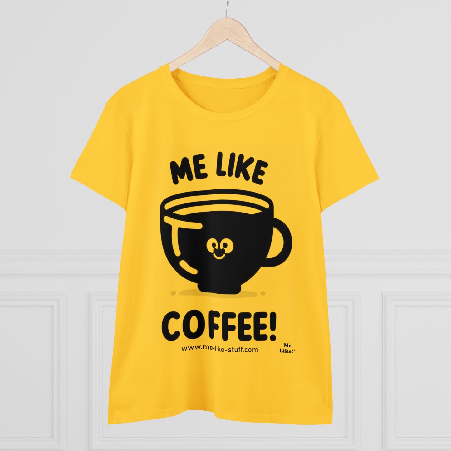 Women's Heavy Cotton Tee - Me Like Coffee! (#1)