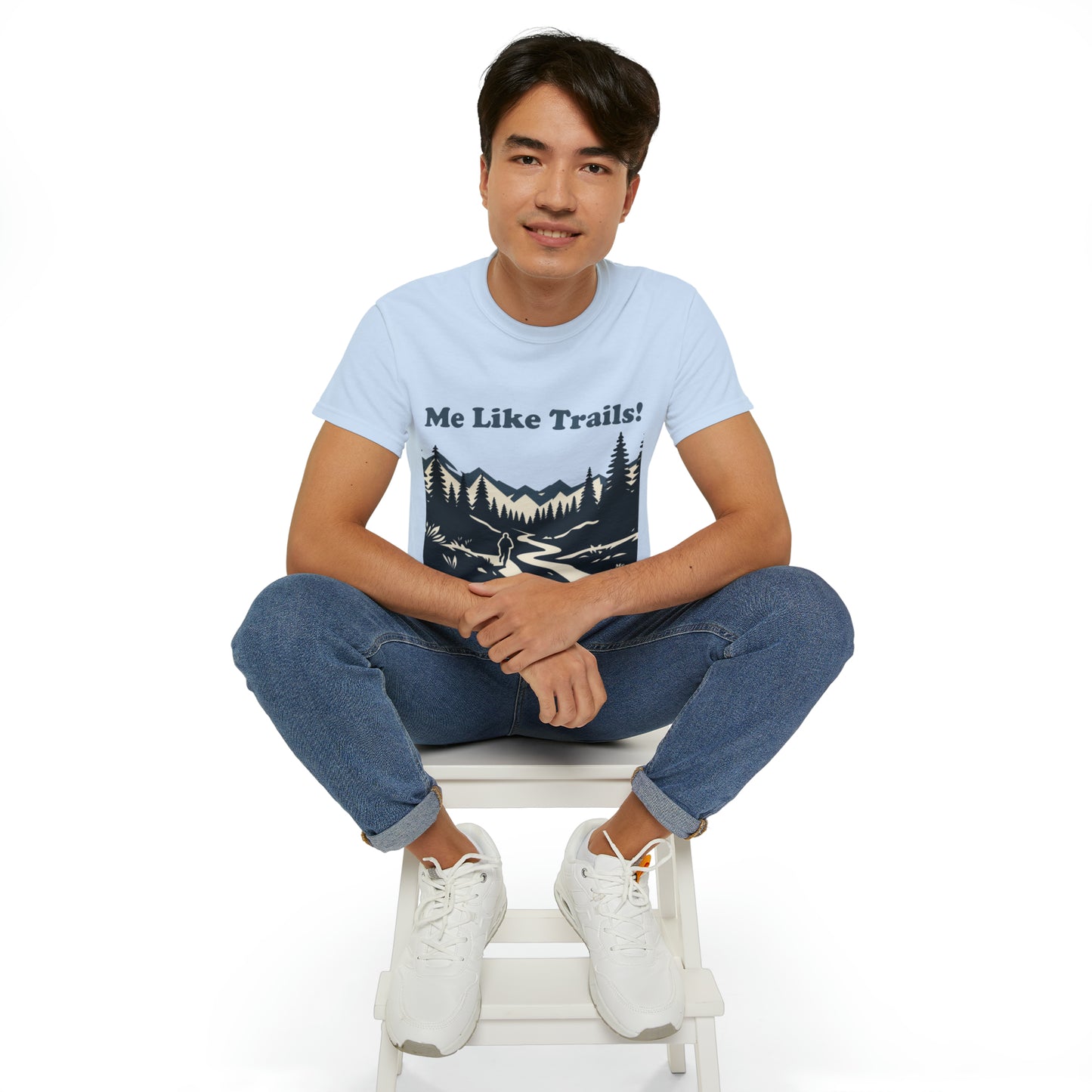 Unisex Ultra Cotton Tee - Me Like Trails! (#1)