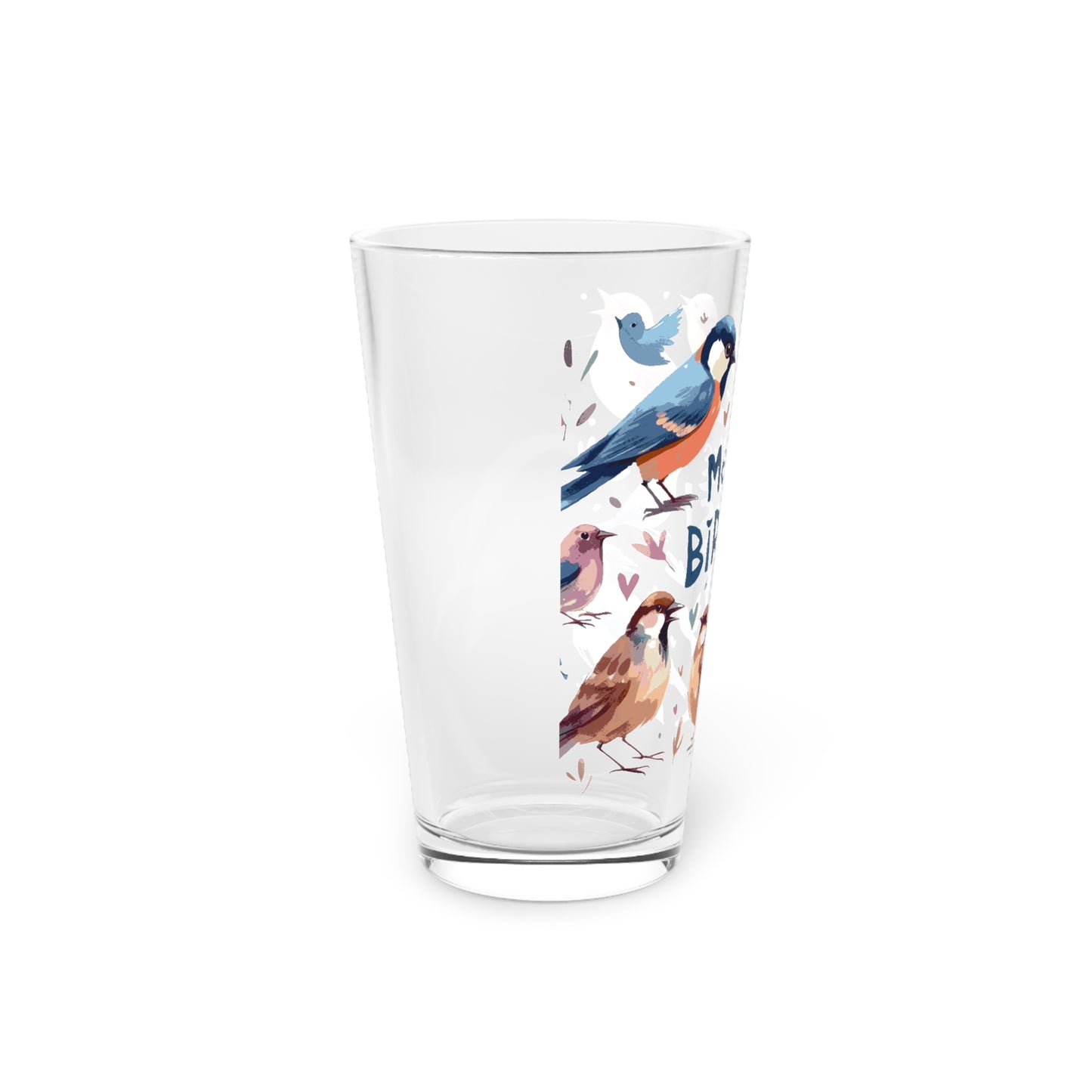 Me Like Birds! - Pint Glass, 16oz - (Birds #2)