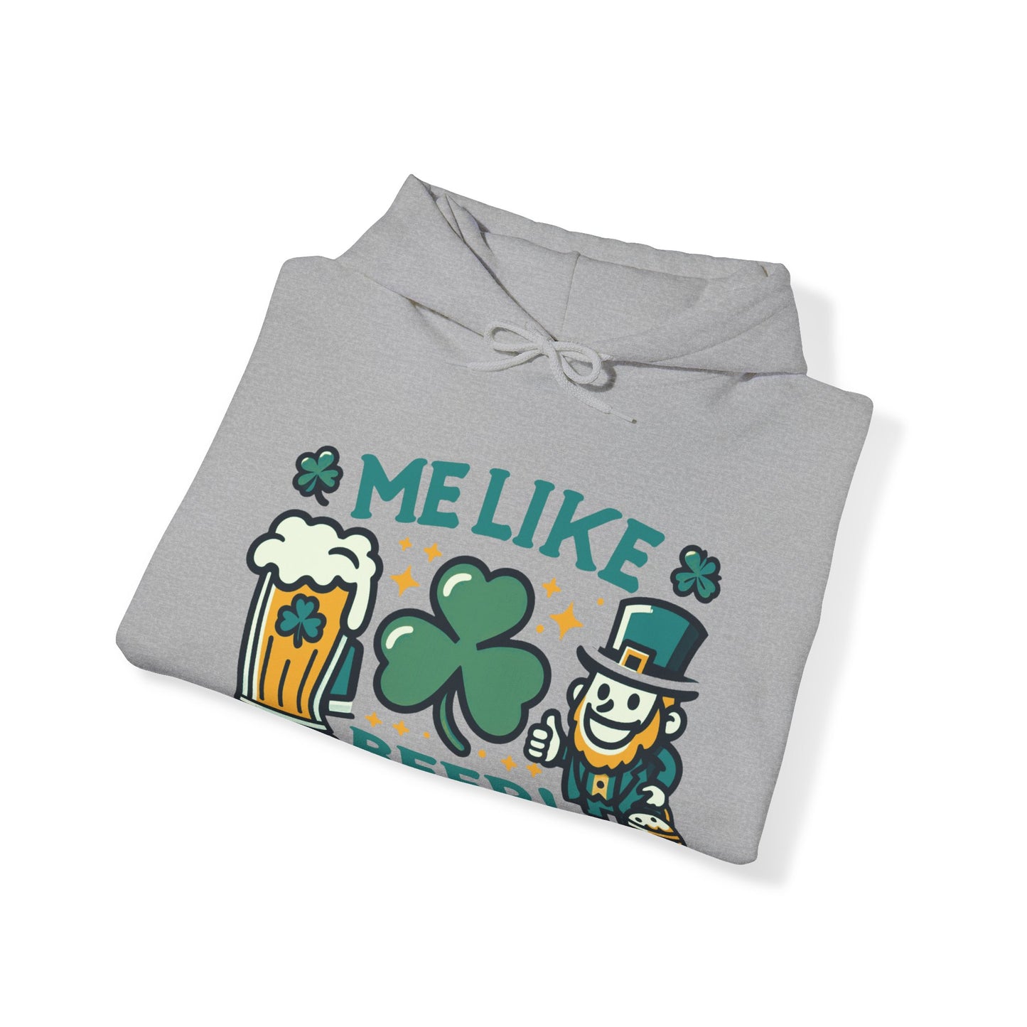 Me Like Beer! - Unisex Heavy Blend™ Hooded Sweatshirt - (St. Patrick's Day #1)