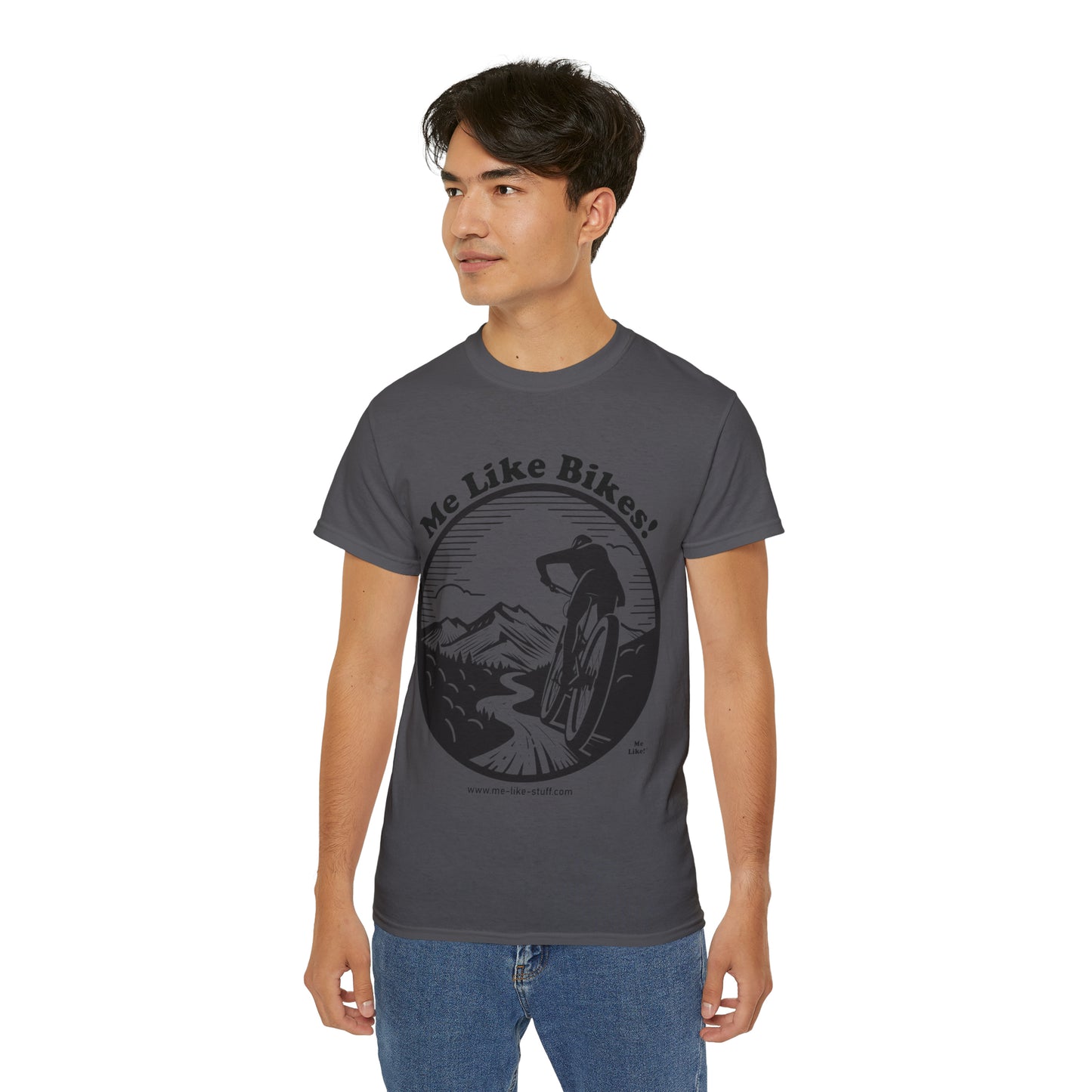 Unisex Ultra Cotton Tee - Me Like Bikes! (MB #1)