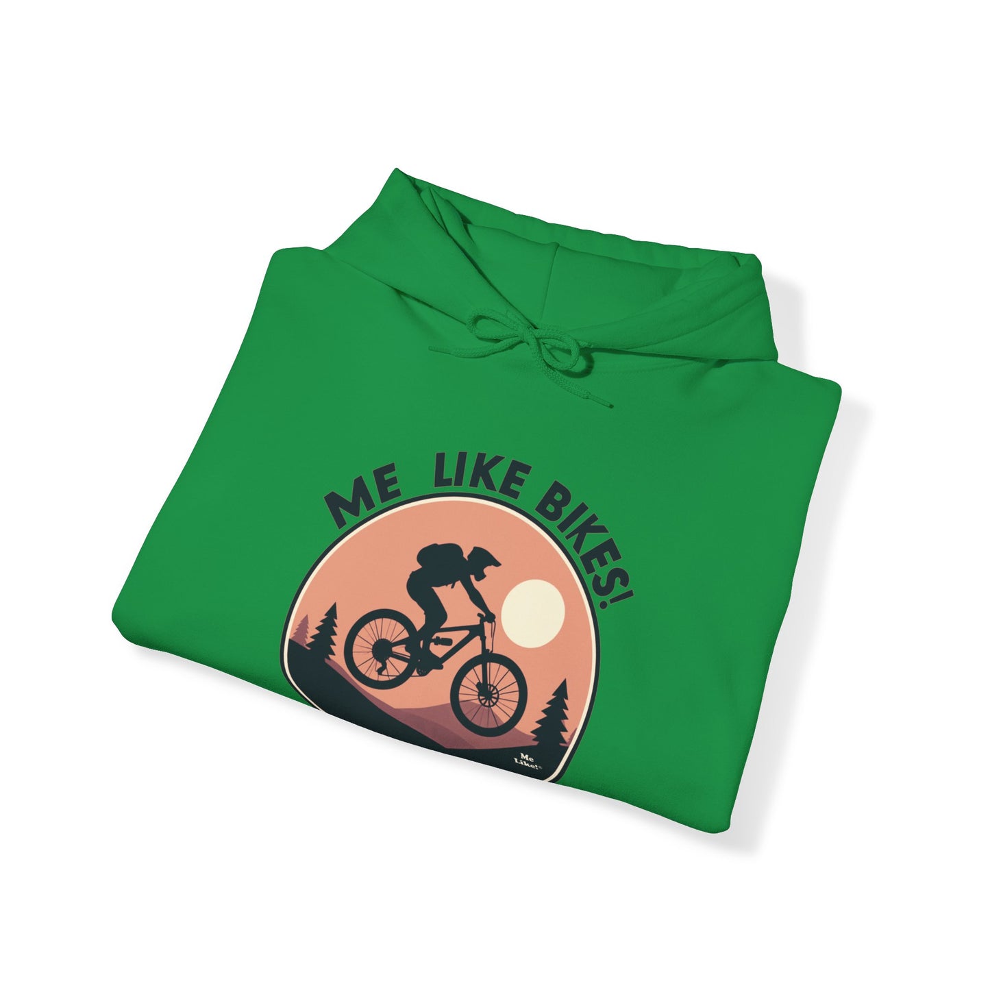 Me Like Bikes! - Unisex Heavy Blend™ Hooded Sweatshirt - (Mountain Bike #3)