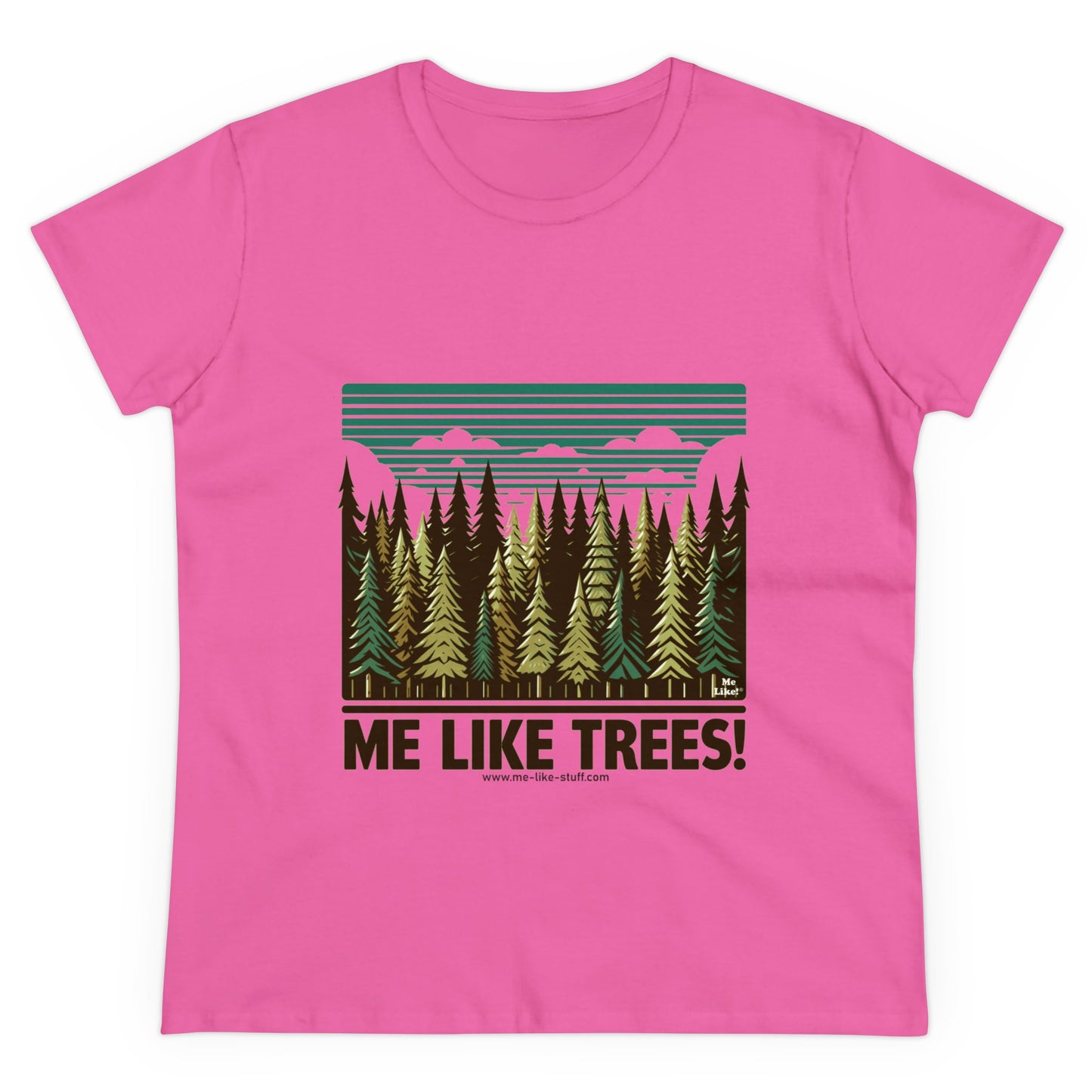 Women's Heavy Cotton Tee - Me Like Trees! (#5)
