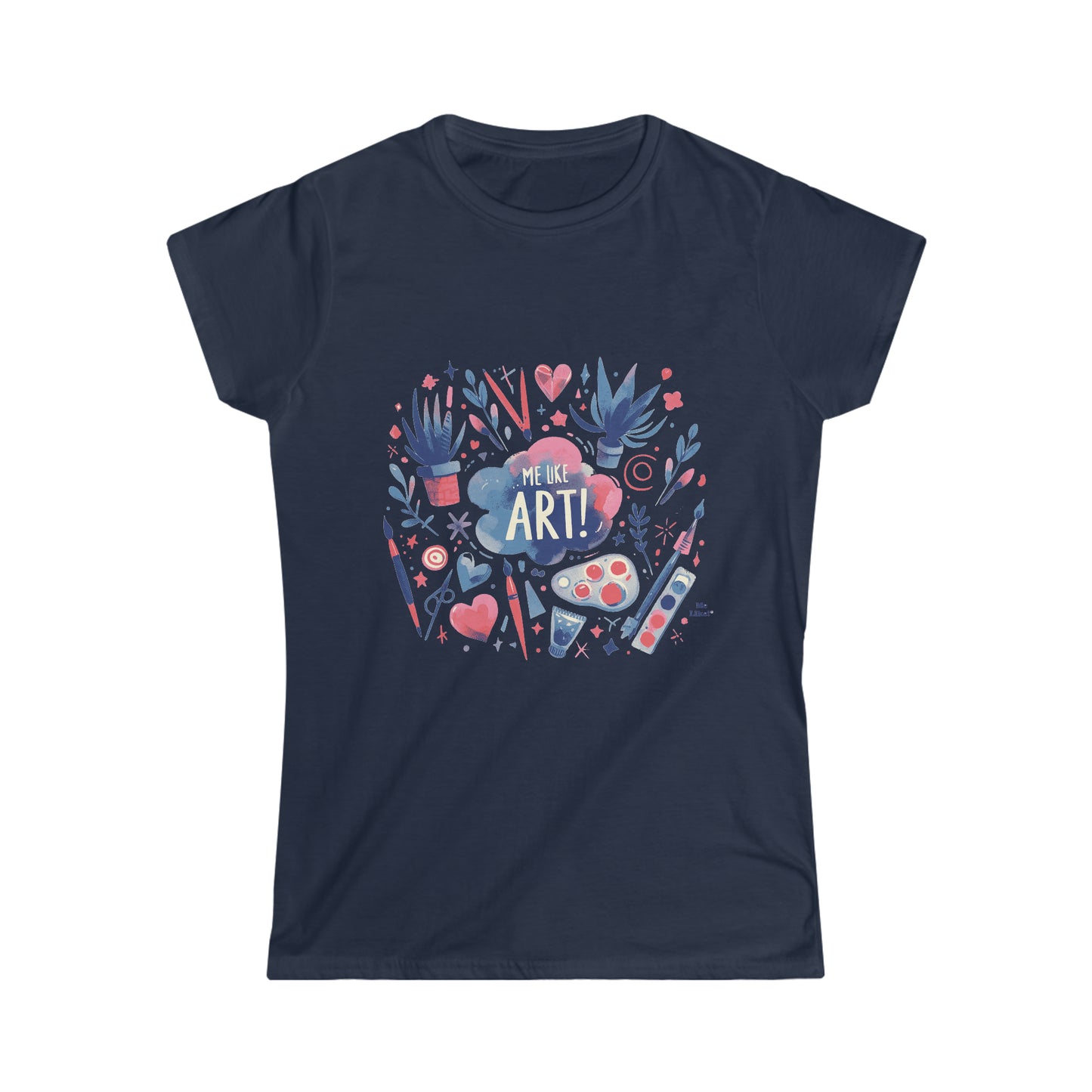 Me Like Art! - Women's Softstyle Tee -  (Art #3)