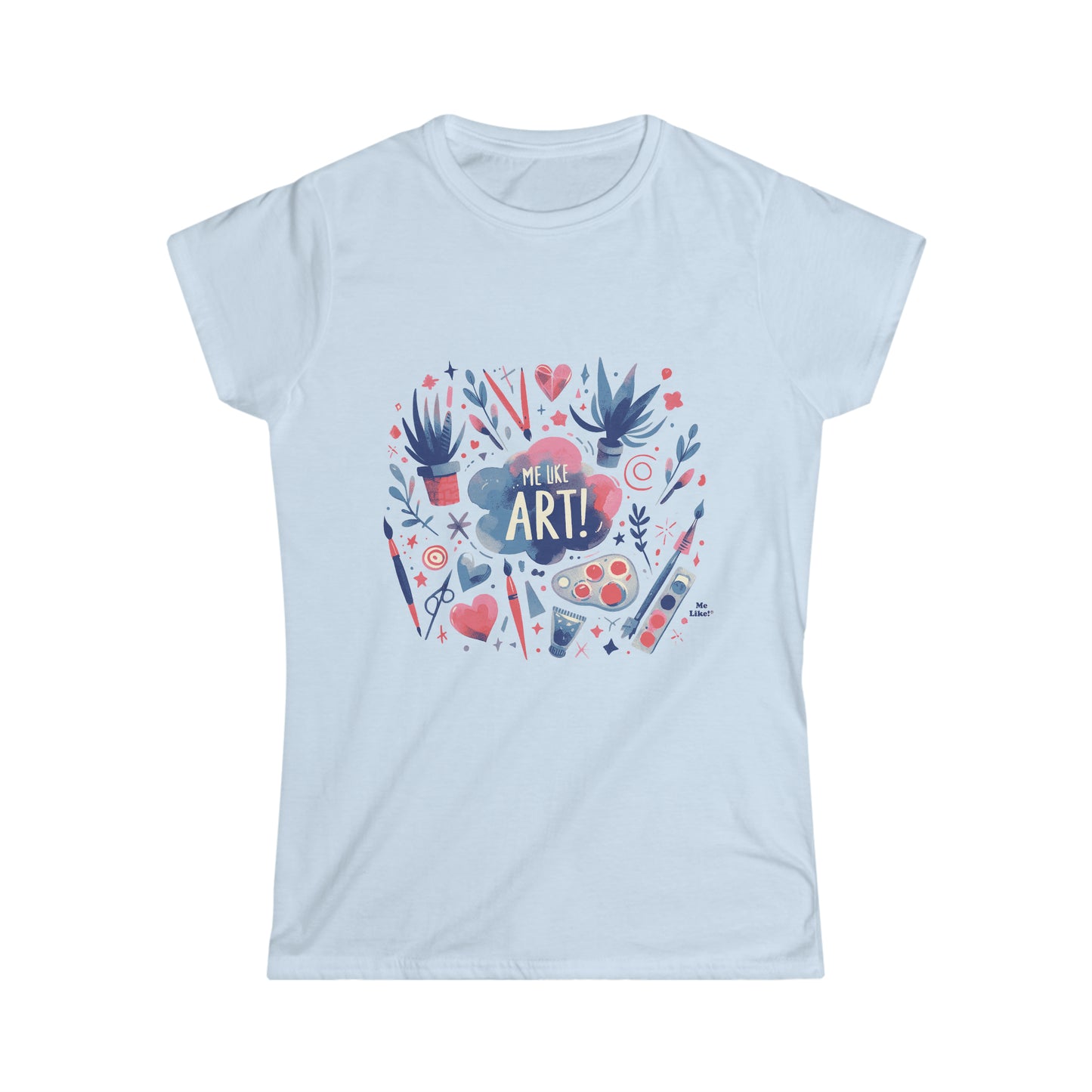 Me Like Art! - Women's Softstyle Tee -  (Art #3)