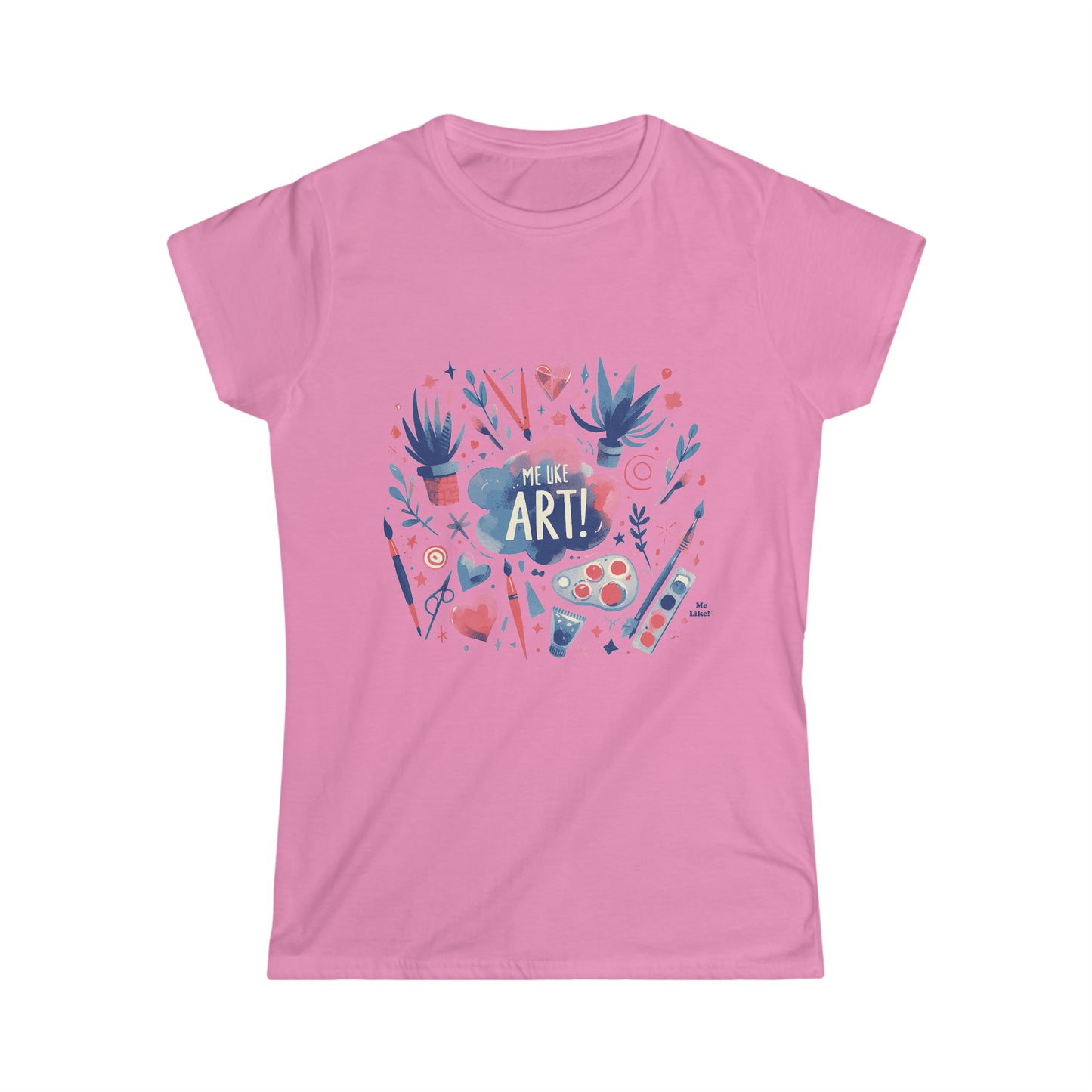 Me Like Art! - Women's Softstyle Tee -  (Art #3)