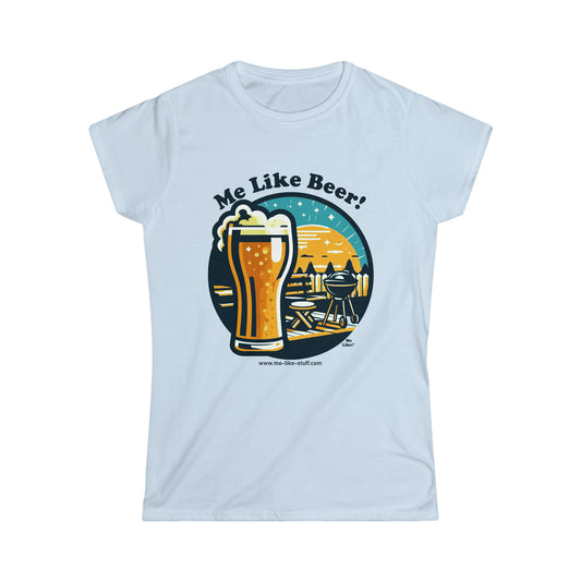 Women's Softstyle Tee - Me Like Beer! (#2)