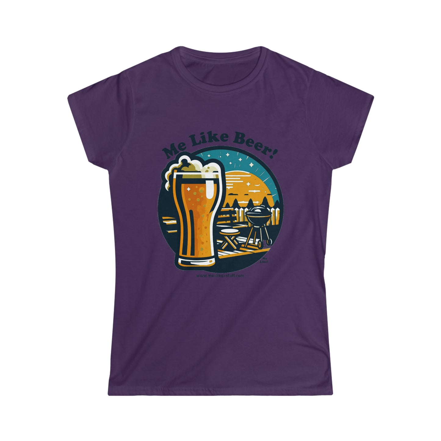 Women's Softstyle Tee - Me Like Beer! (#2)