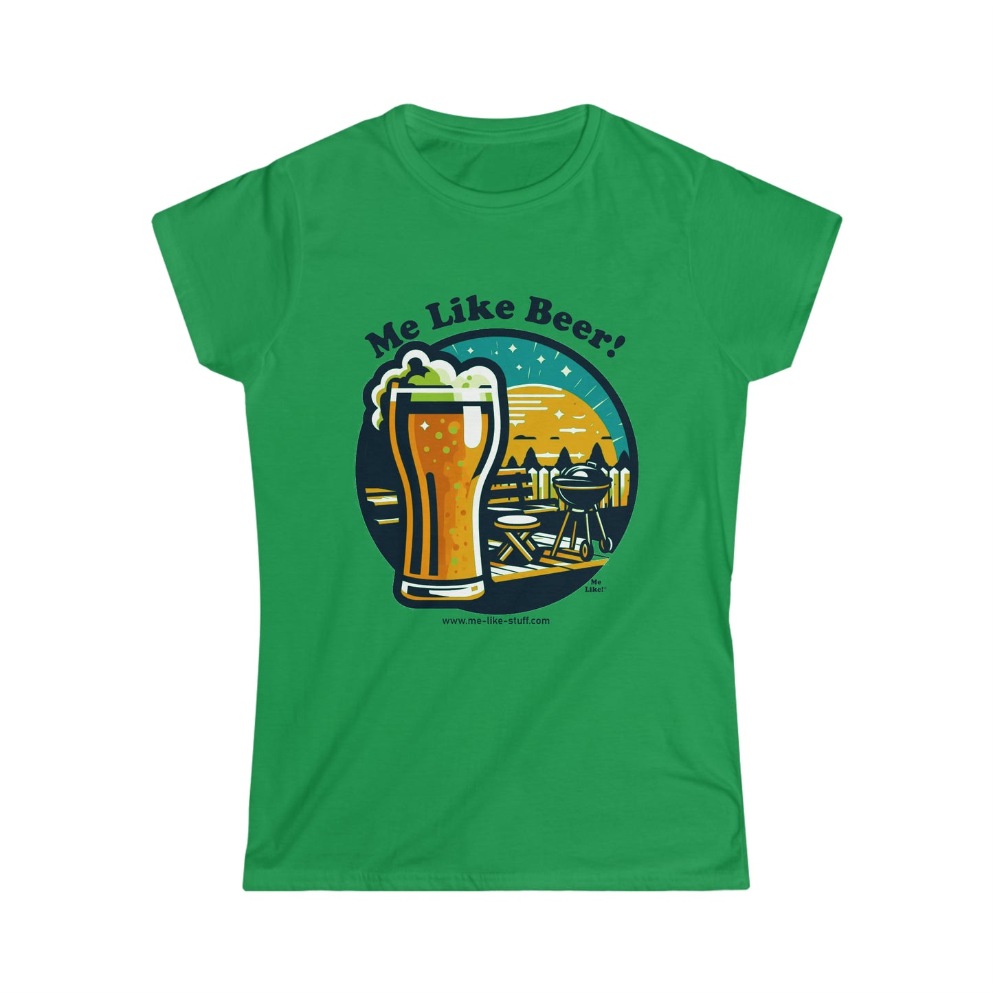 Women's Softstyle Tee - Me Like Beer! (#2)