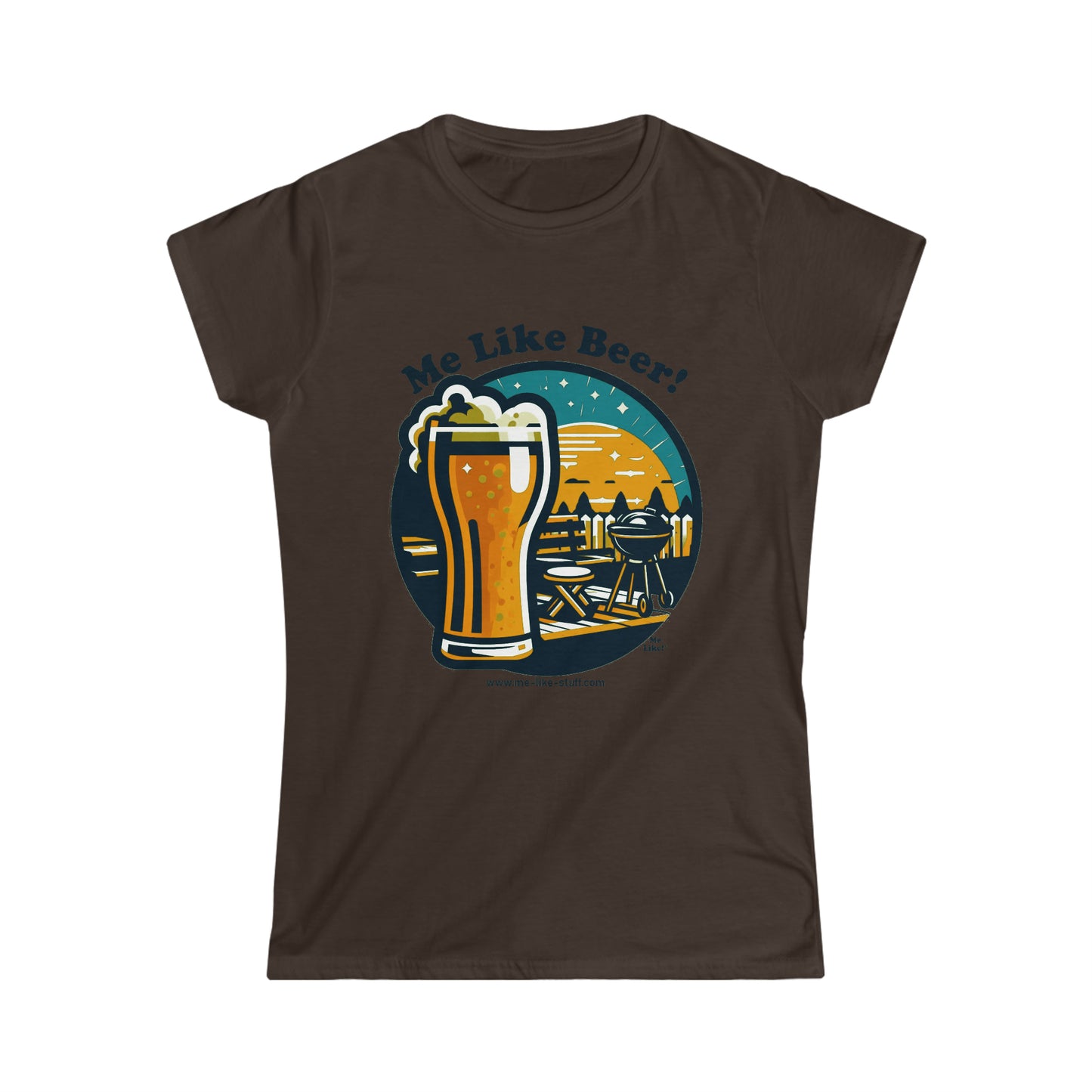 Women's Softstyle Tee - Me Like Beer! (#2)