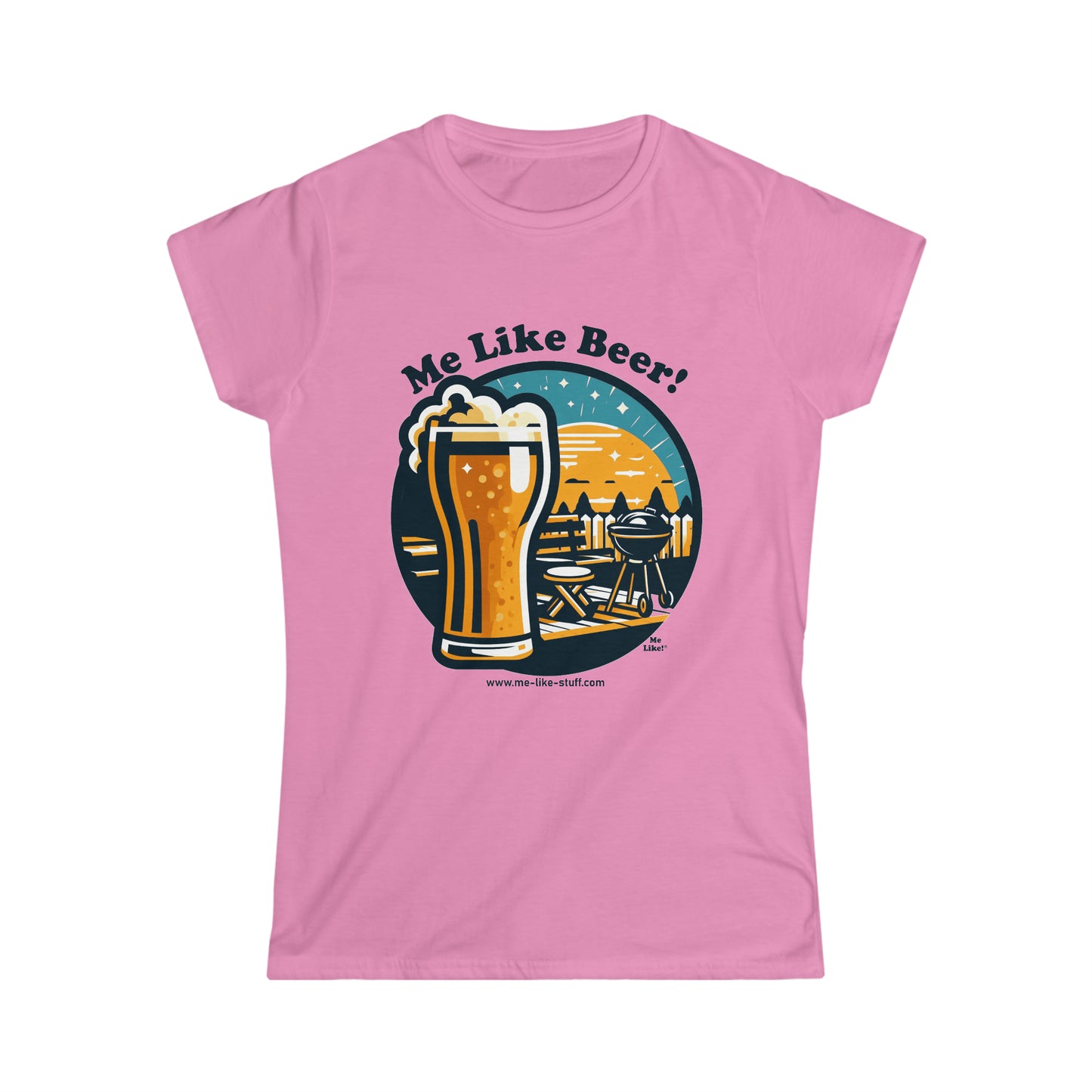 Women's Softstyle Tee - Me Like Beer! (#2)