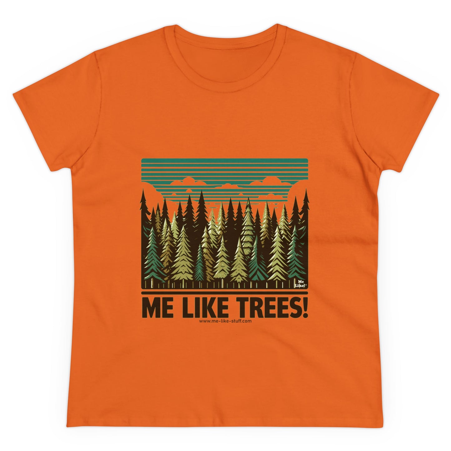 Women's Heavy Cotton Tee - Me Like Trees! (#5)
