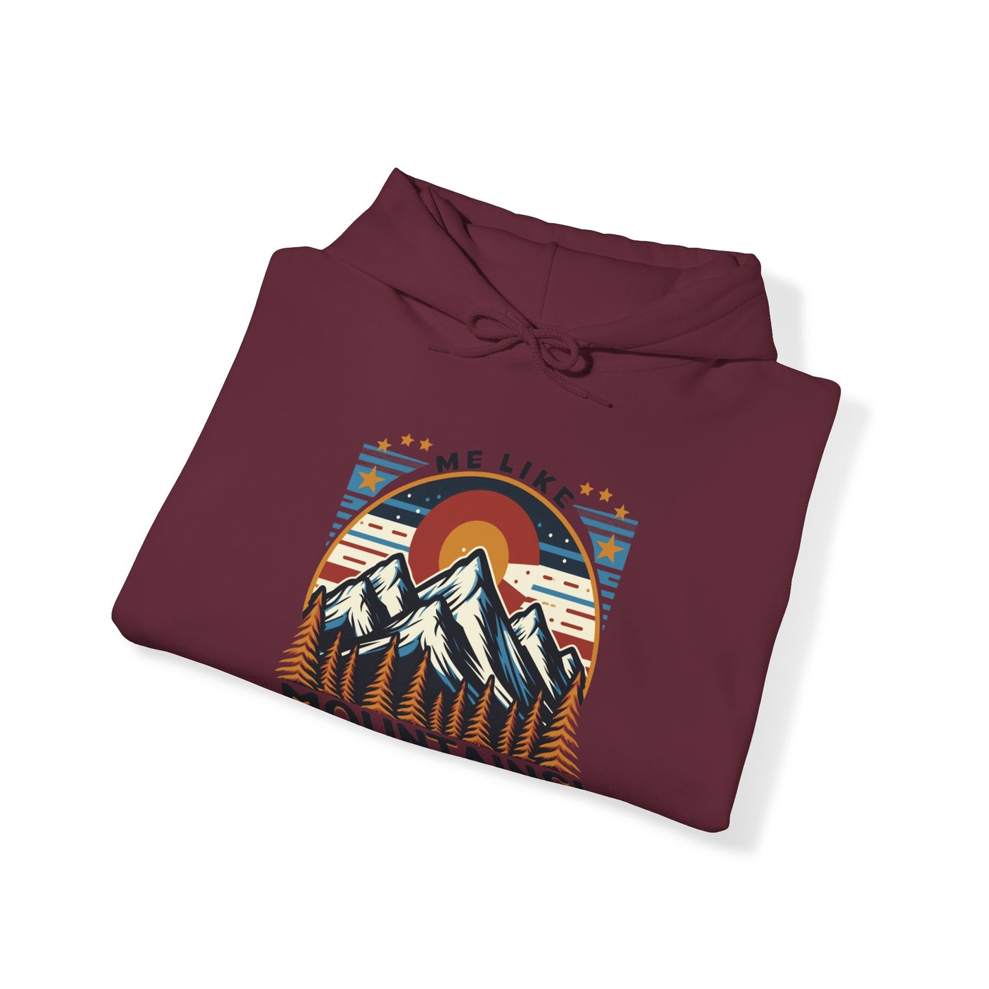 Me Like Mountains! - Unisex Heavy Blend™ Hooded Sweatshirt - (#5)