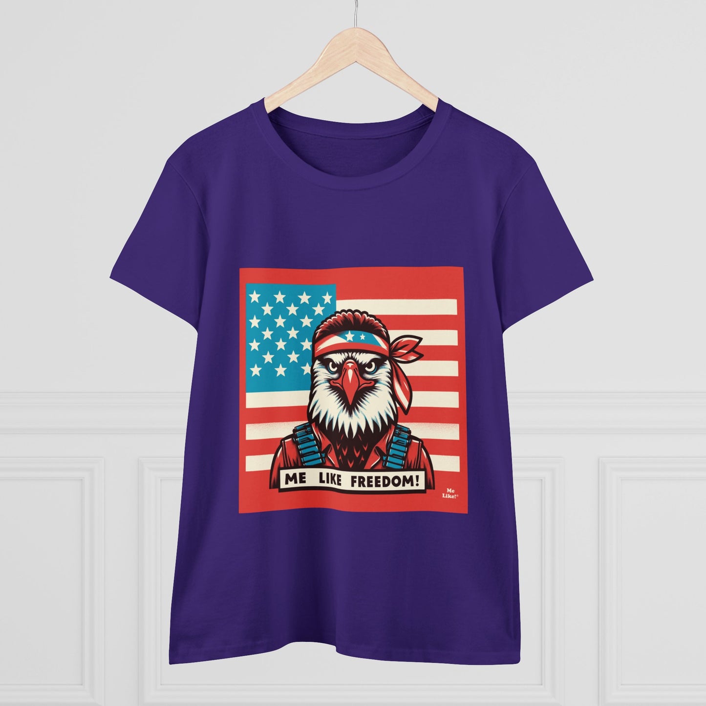 Me Like Freedom! - Women's Heavy Cotton Tee - (Freedom #3)