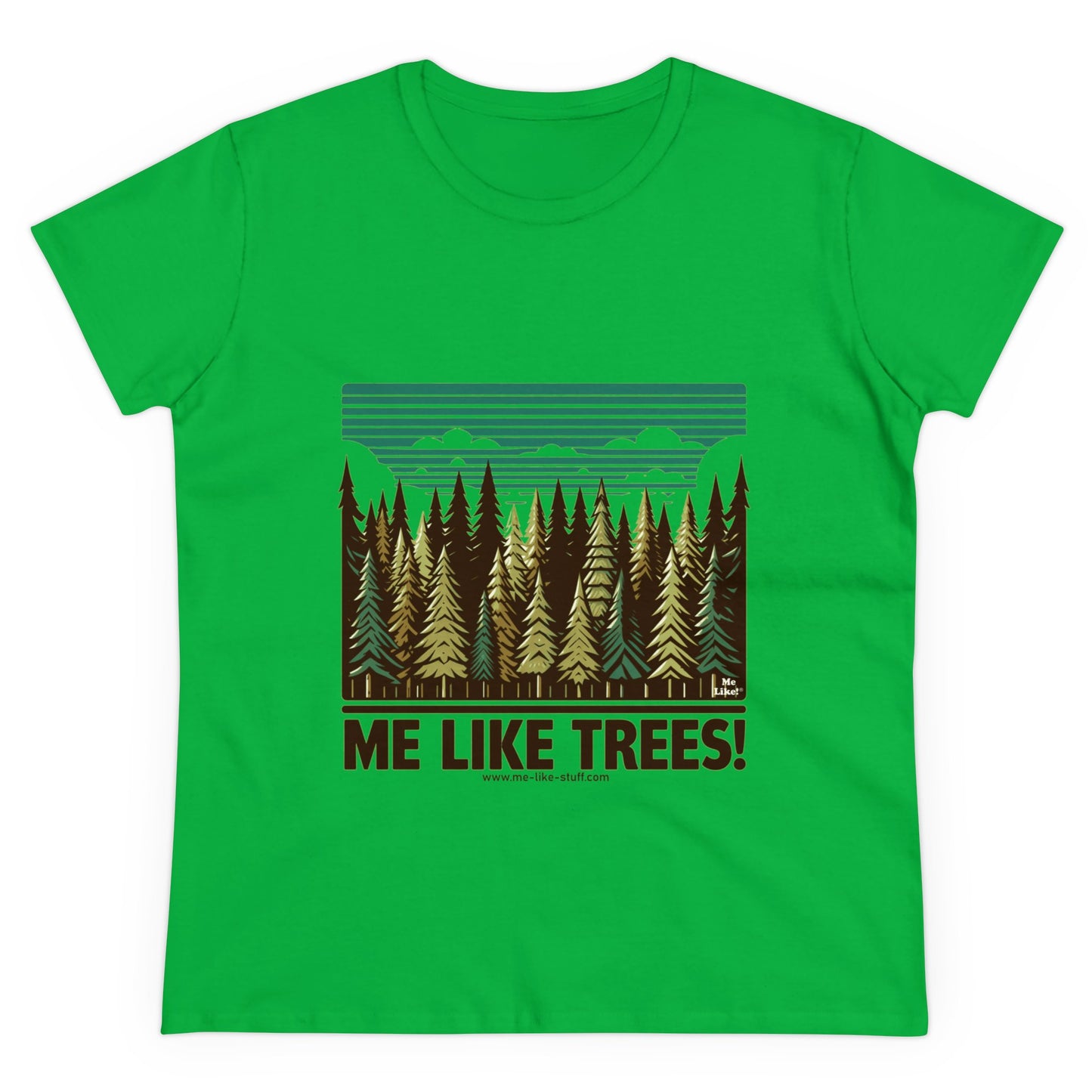 Women's Heavy Cotton Tee - Me Like Trees! (#5)