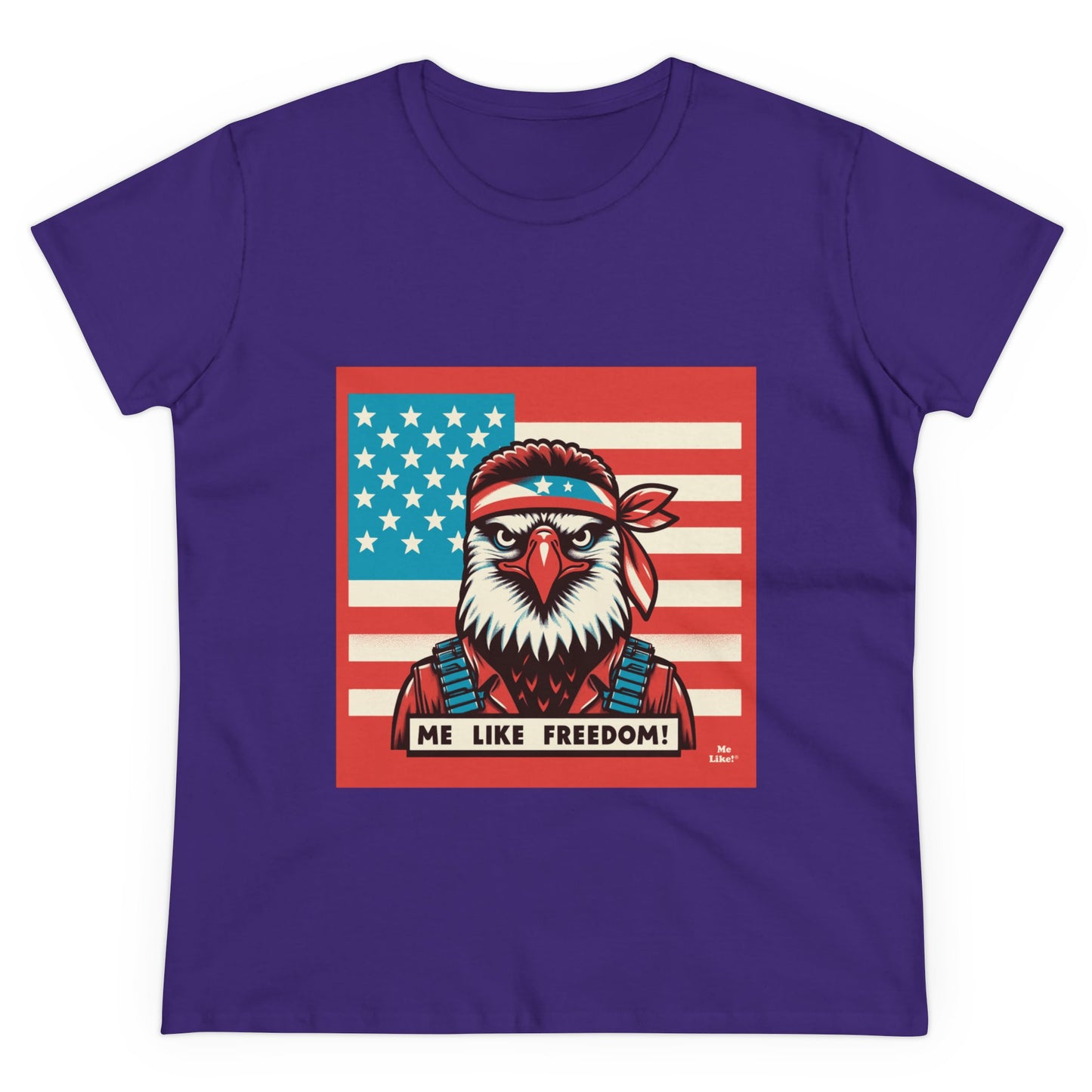 Me Like Freedom! - Women's Heavy Cotton Tee - (Freedom #3)