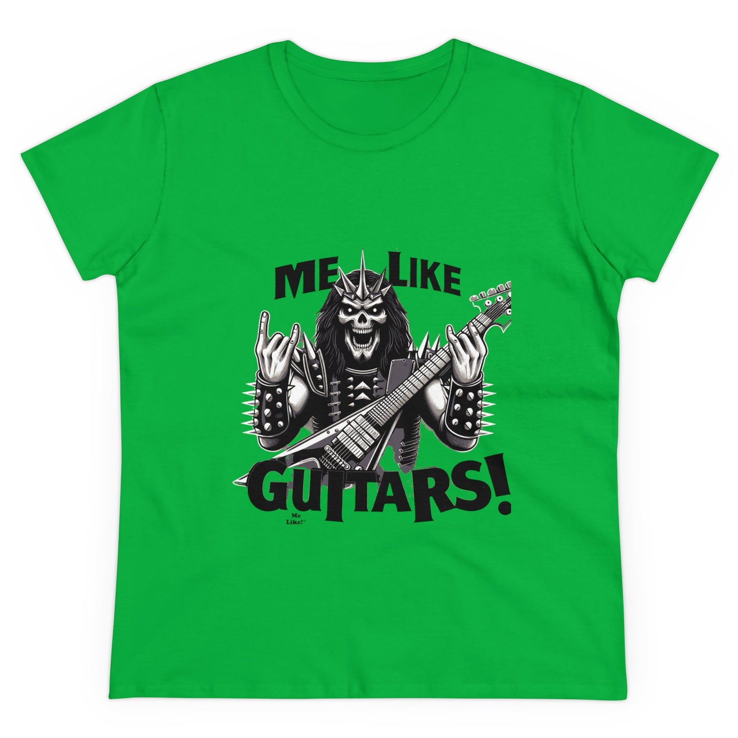 Me Like Guitars! - Women's Cotton Tee - Heavy Metal #1