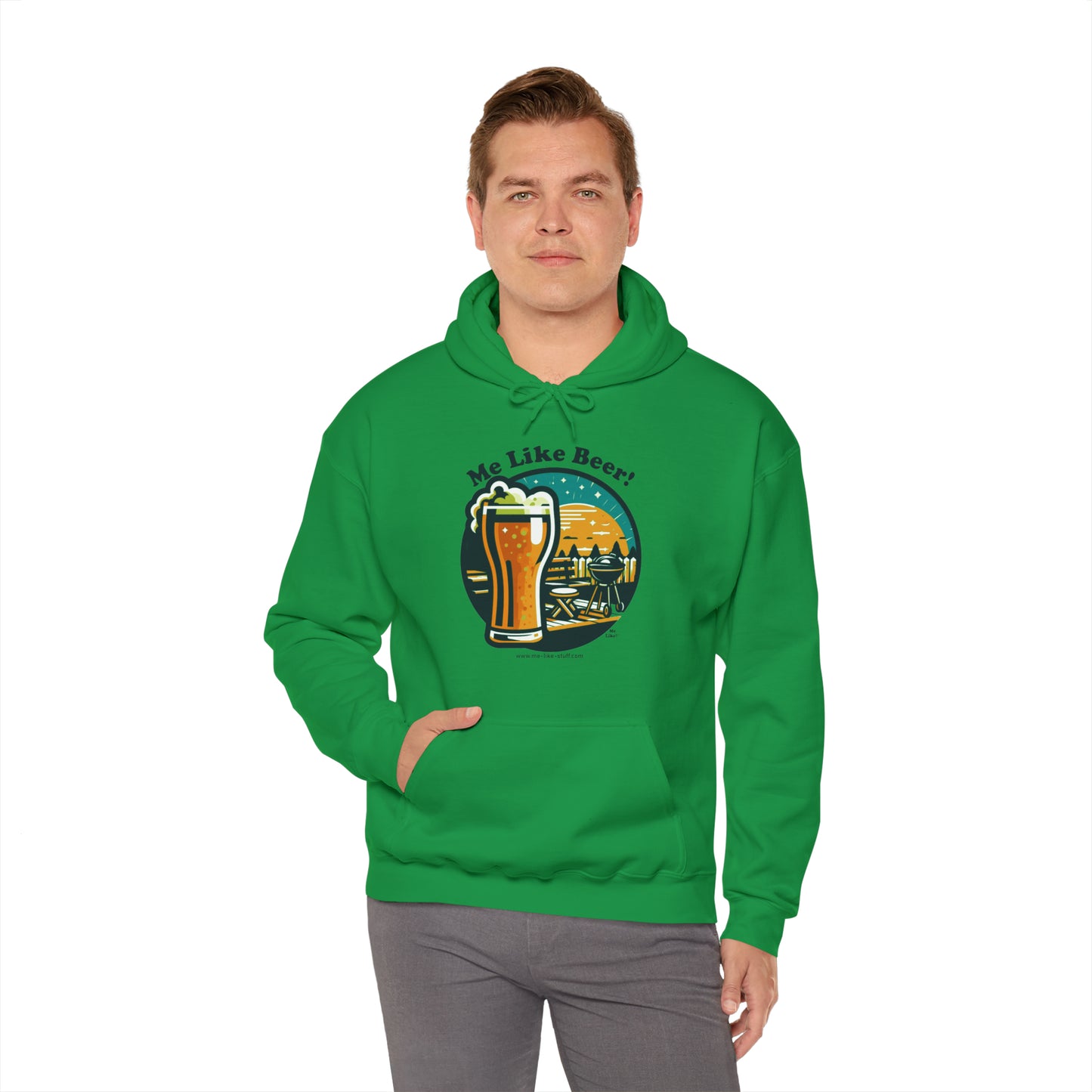 Unisex Heavy Blend™ Hooded Sweatshirt - Me Like Beer! (#2)