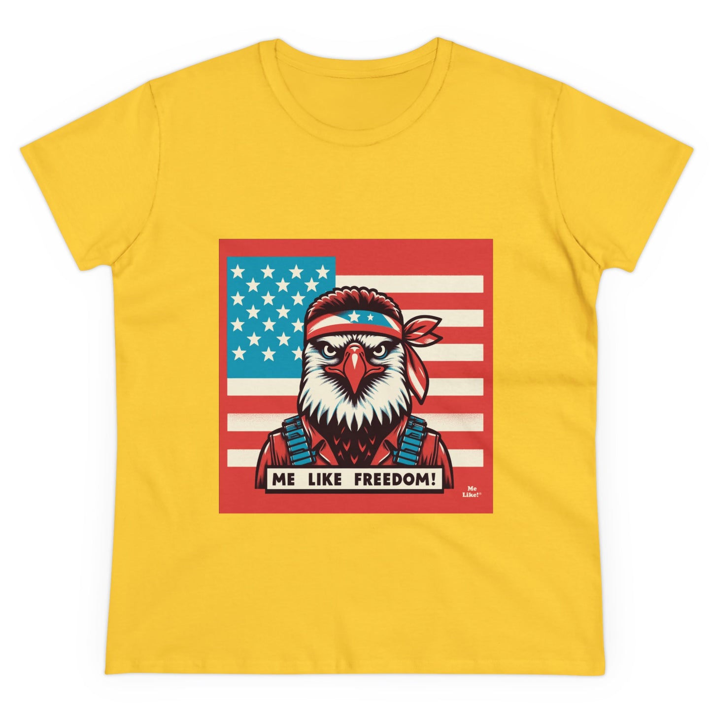 Me Like Freedom! - Women's Heavy Cotton Tee - (Freedom #3)