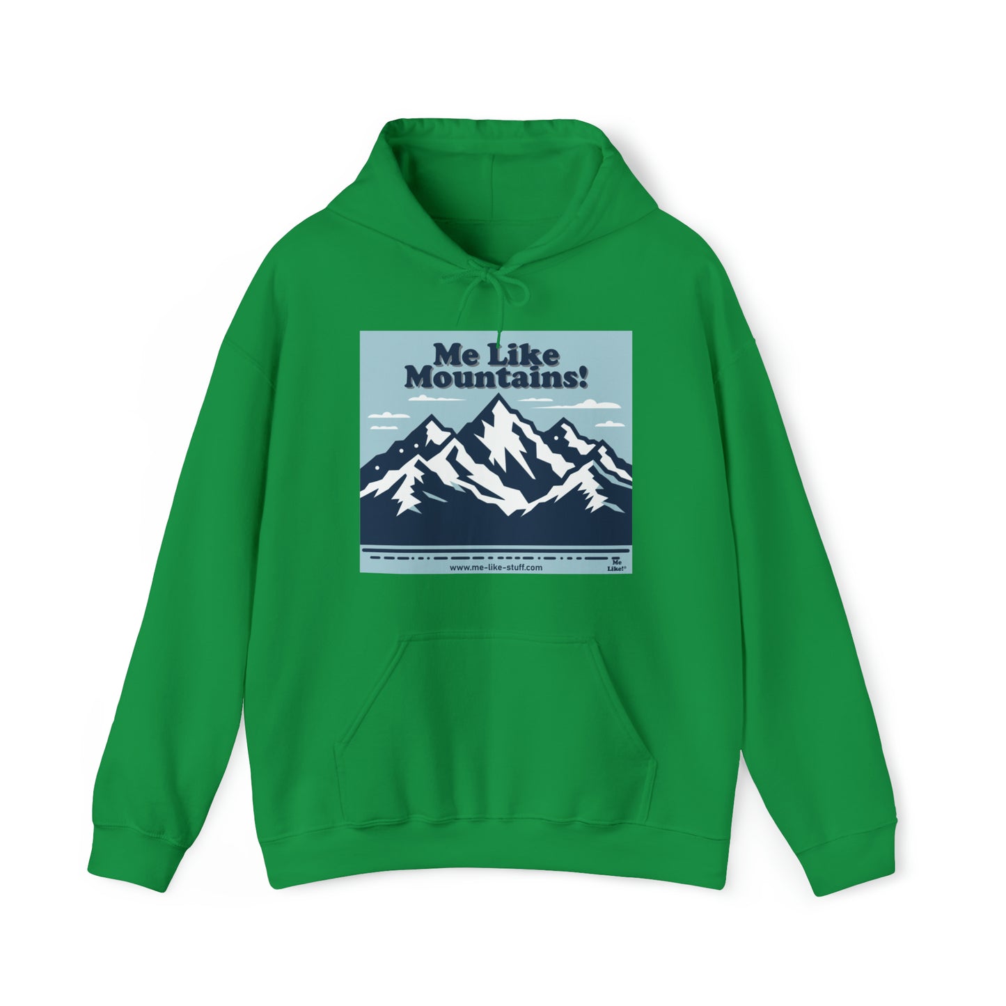 Unisex Heavy Blend™ Hooded Sweatshirt - Me Like Mountains! (#2)