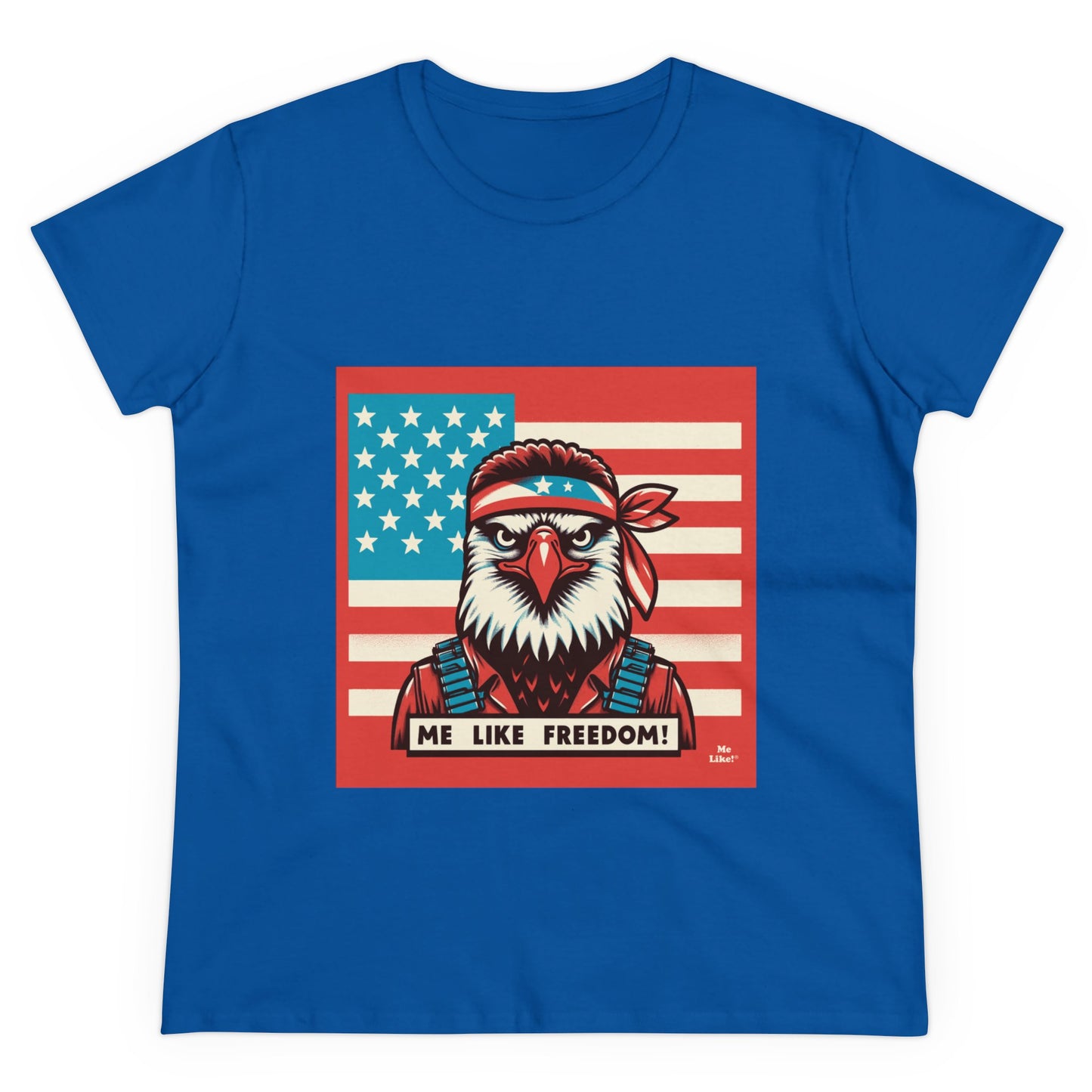 Me Like Freedom! - Women's Heavy Cotton Tee - (Freedom #3)