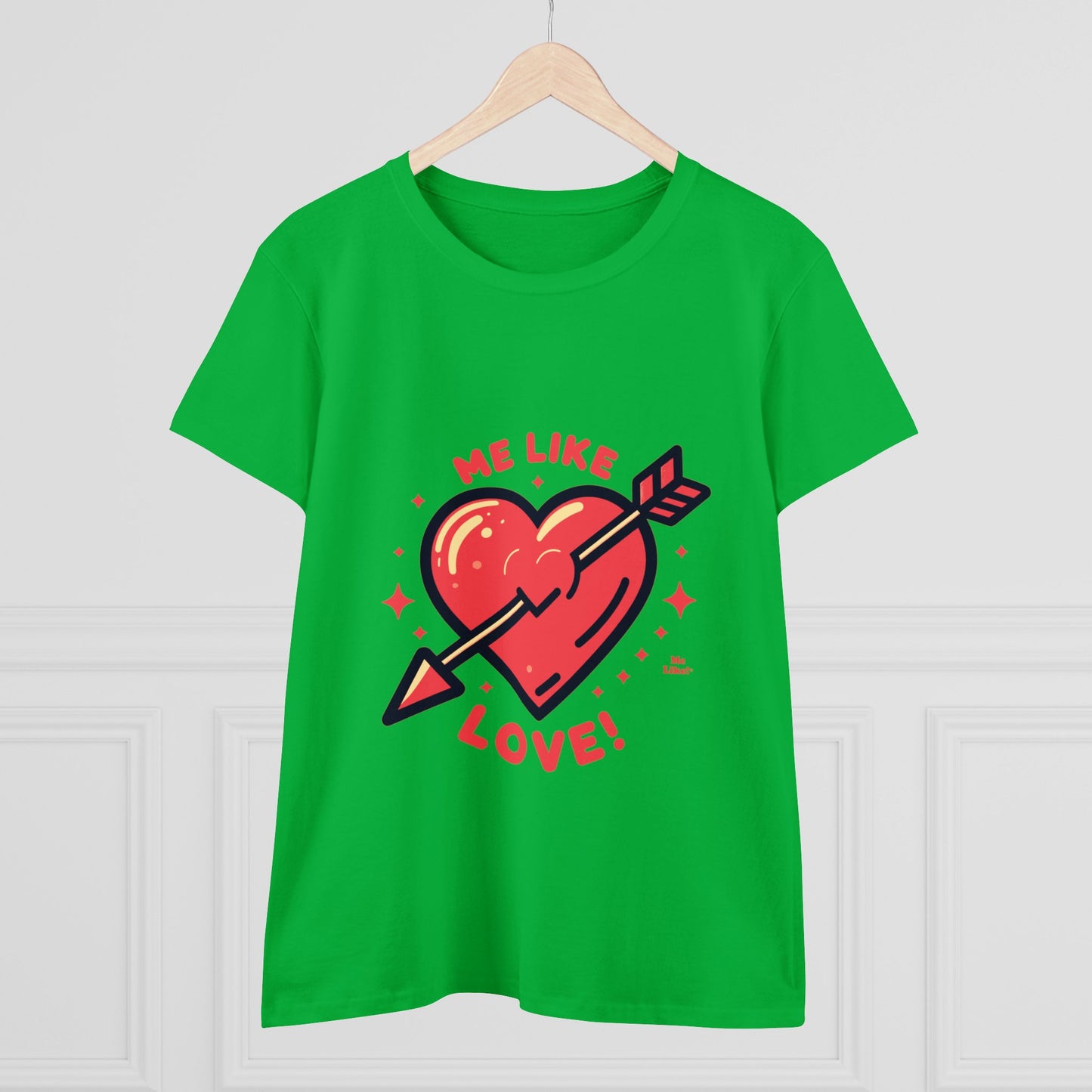 Me Like Love! - Women's Heavy Cotton Tee - (Love #1)