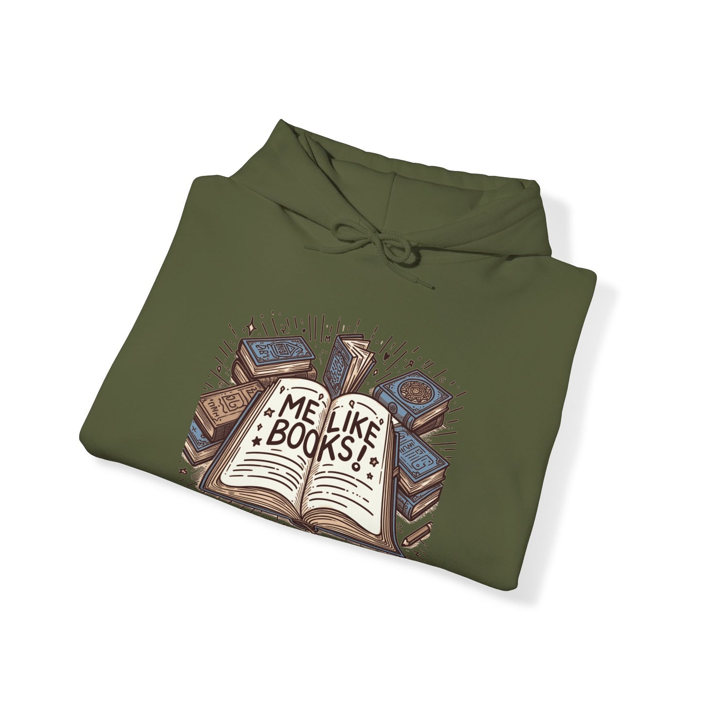 Me Like Books! - Unisex Heavy Blend™ Hooded Sweatshirt - (Books #1)