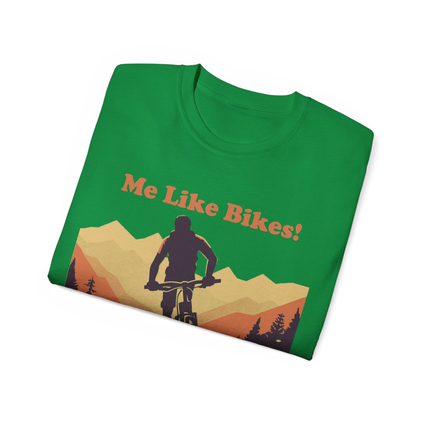 Unisex Ultra Cotton Tee - Me Like Bikes! (Mountain Bikes #2)