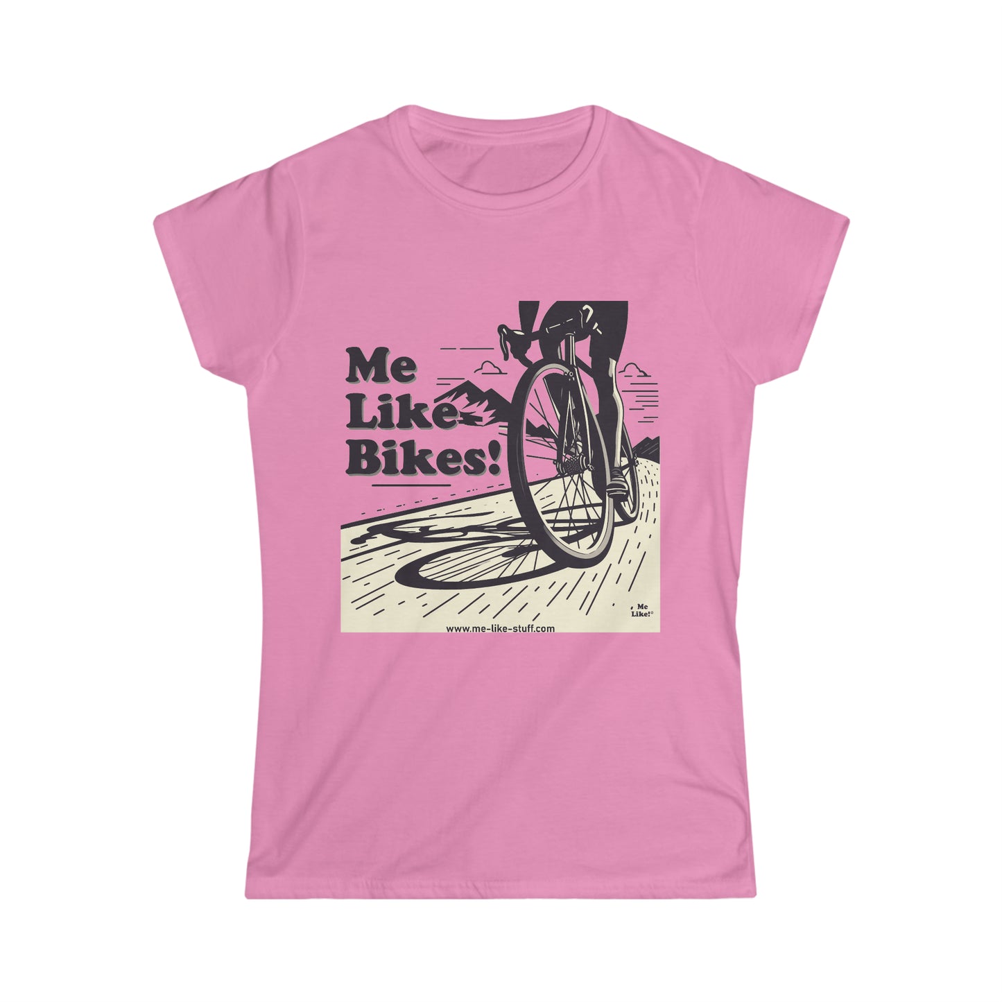 Women's Softstyle Tee - Me Like Bikes! (RB #2)