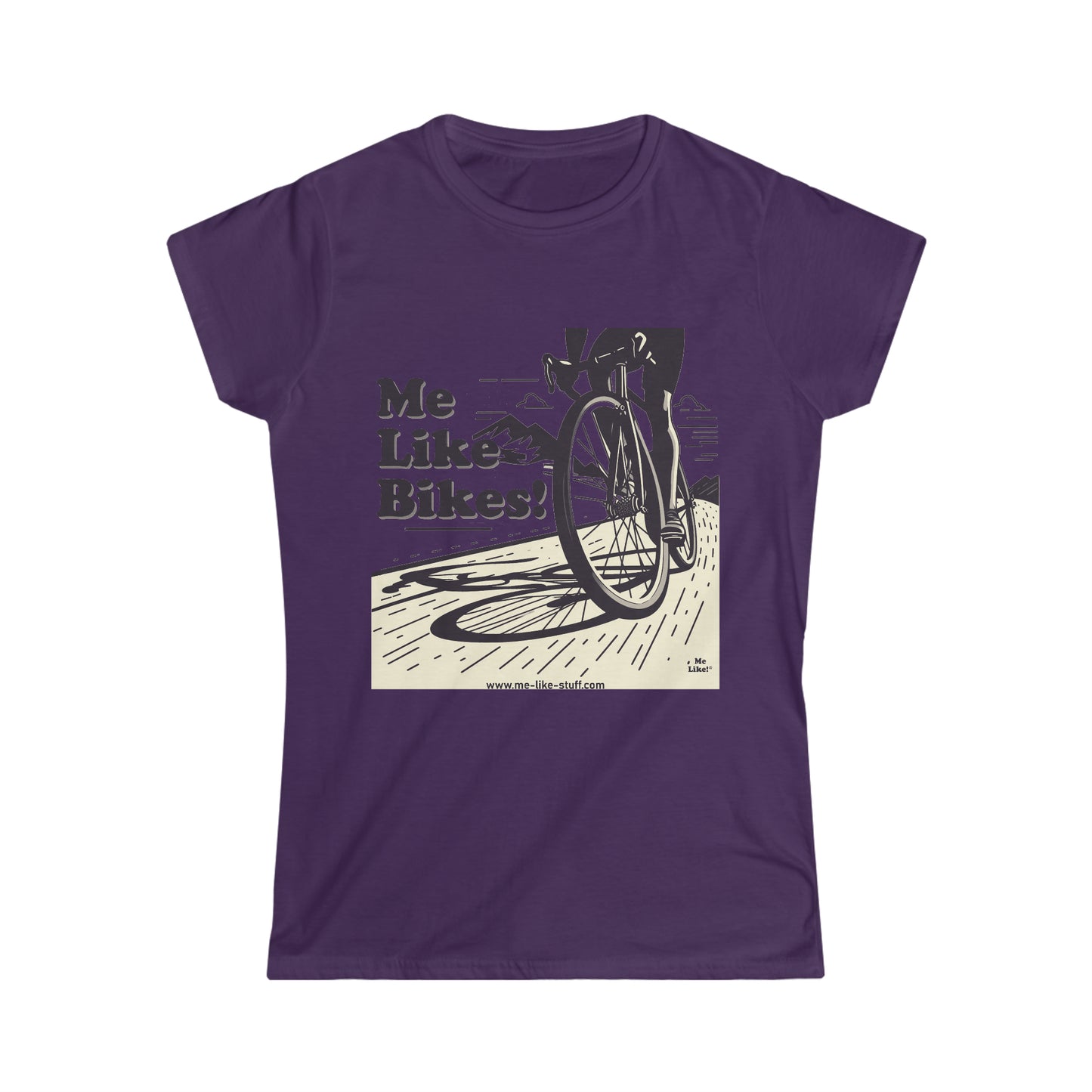 Women's Softstyle Tee - Me Like Bikes! (RB #2)