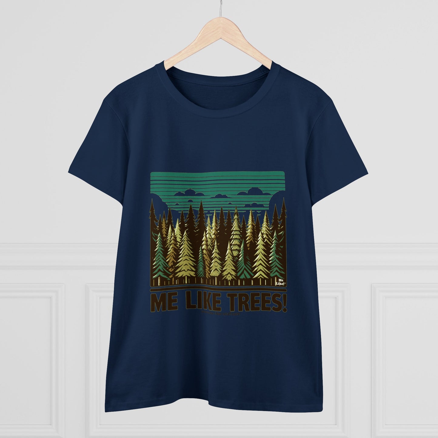 Women's Heavy Cotton Tee - Me Like Trees! (#5)