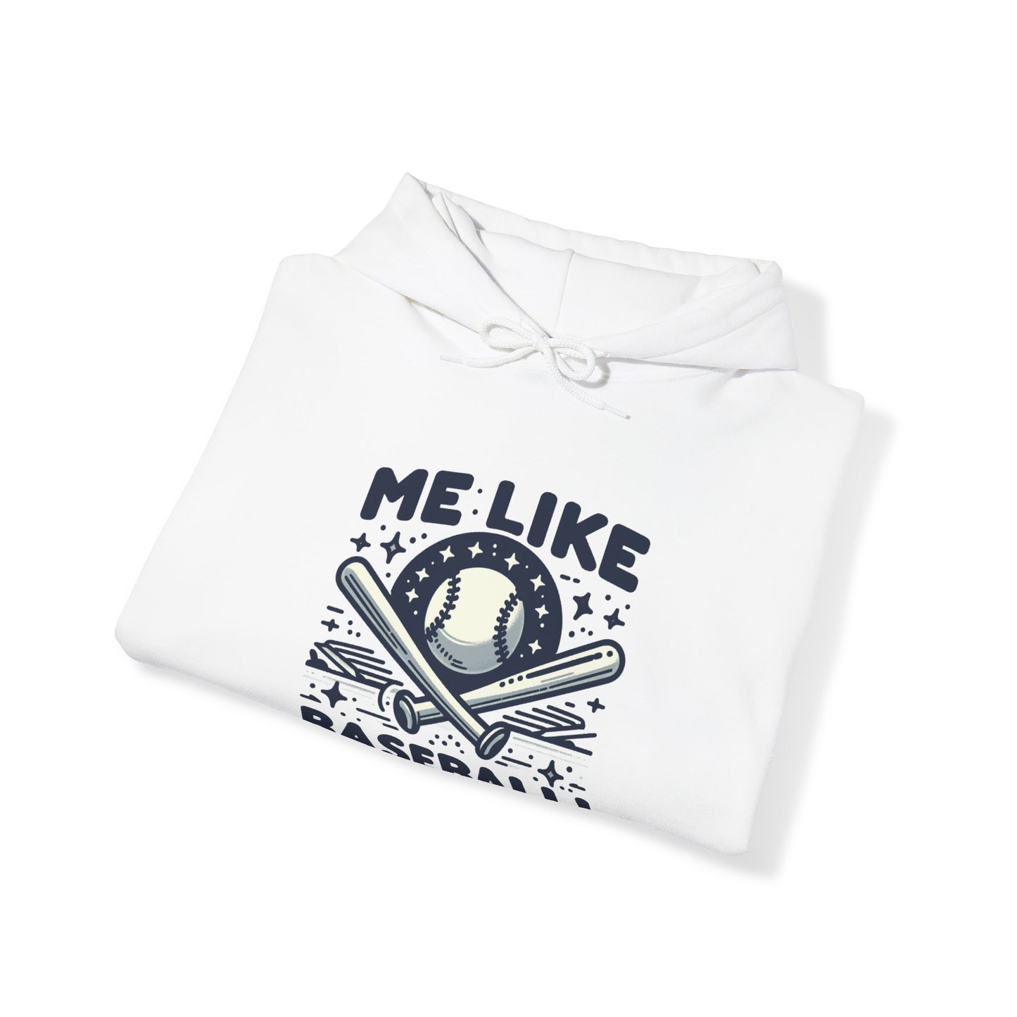 Me Like Baseball! - Unisex Heavy Blend™ Hooded Sweatshirt - (Baseball #2)