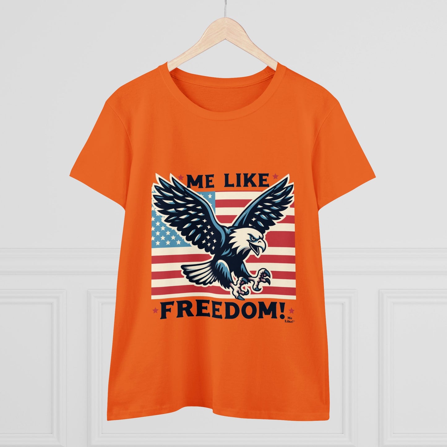 Me Like Freedom! - Women's Heavy Cotton Tee - (Freedom #2)