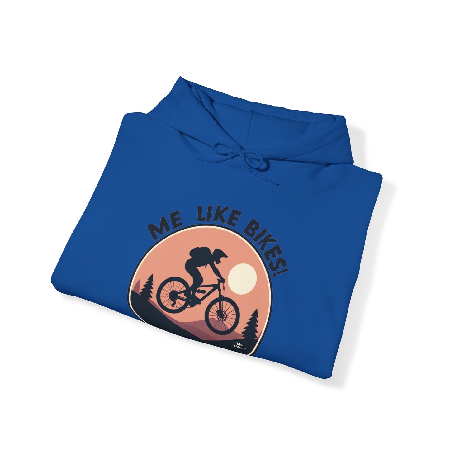 Me Like Bikes! - Unisex Heavy Blend™ Hooded Sweatshirt - (Mountain Bike #3)