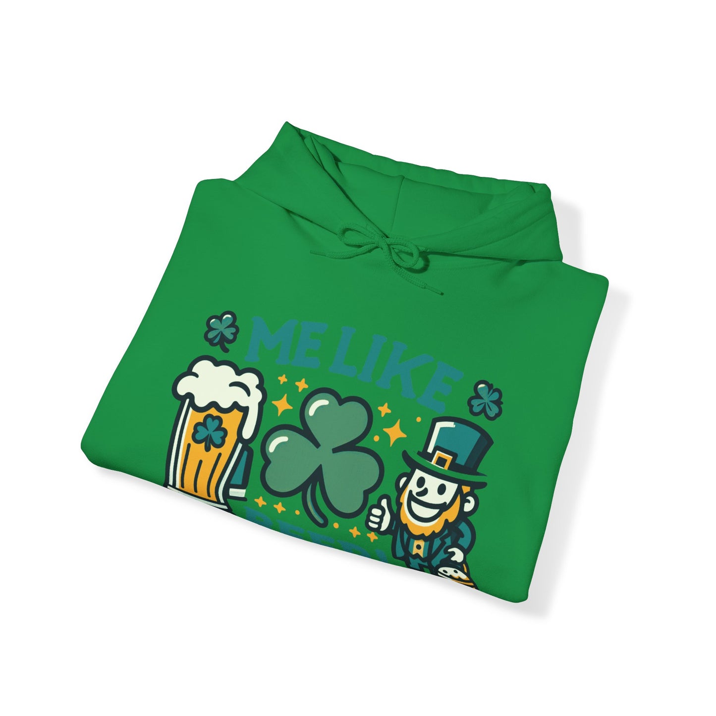 Me Like Beer! - Unisex Heavy Blend™ Hooded Sweatshirt - (St. Patrick's Day #1)