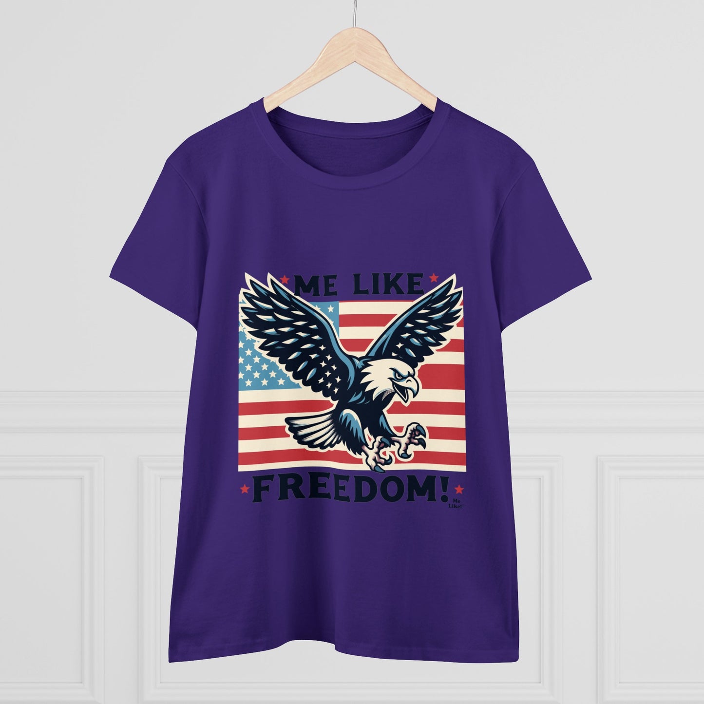 Me Like Freedom! - Women's Heavy Cotton Tee - (Freedom #2)