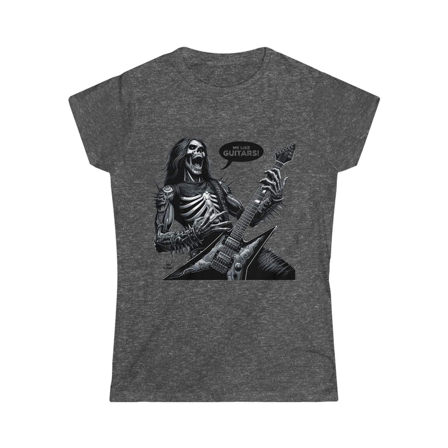 Me Like Guitars! - Women's Softstyle Tee - Heavy Metal #4