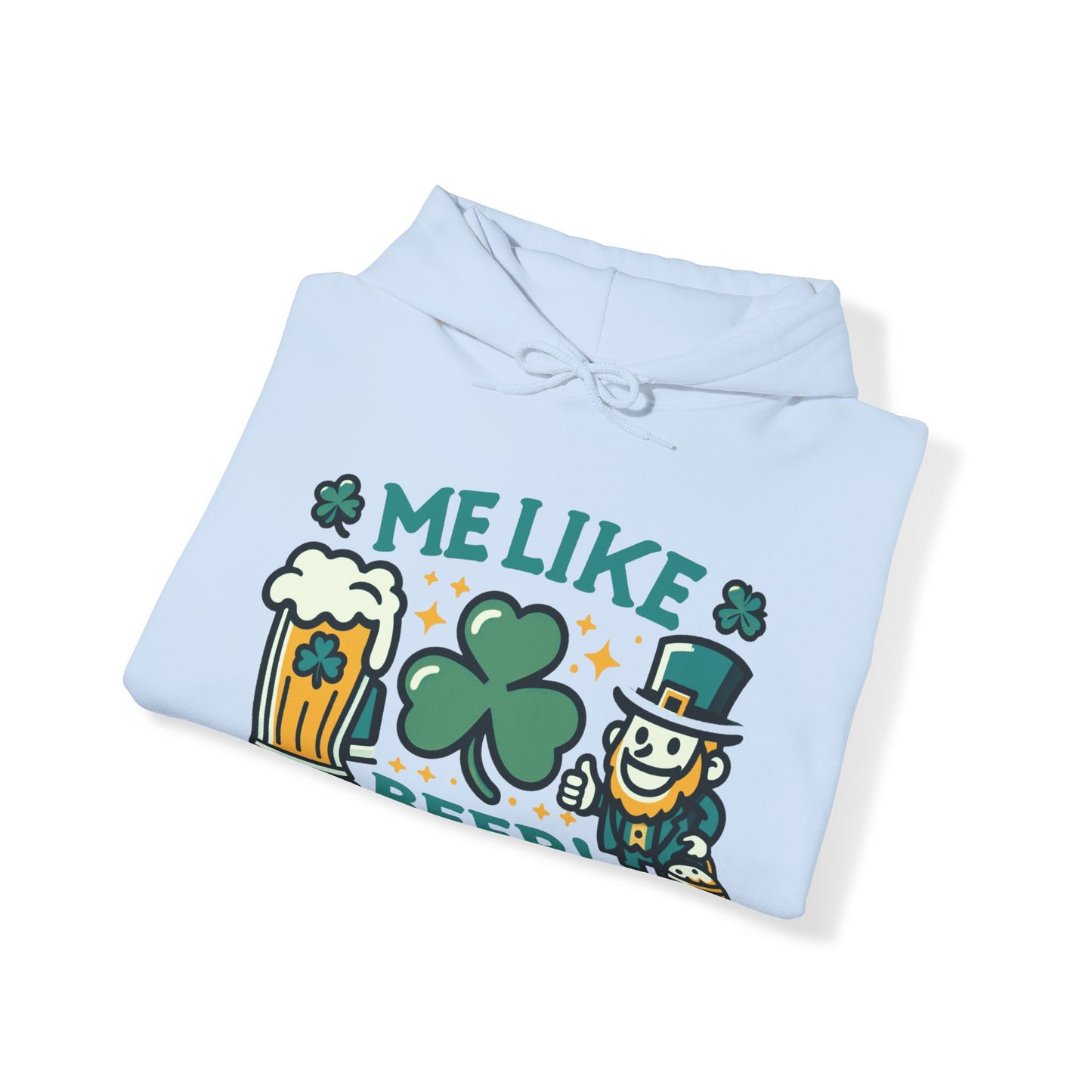 Me Like Beer! - Unisex Heavy Blend™ Hooded Sweatshirt - (St. Patrick's Day #1)