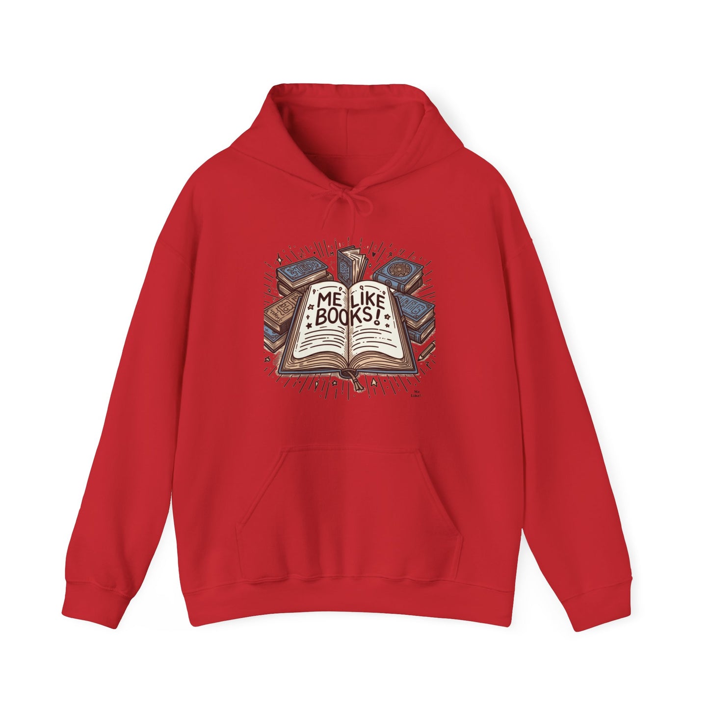 Me Like Books! - Unisex Heavy Blend™ Hooded Sweatshirt - (Books #1)