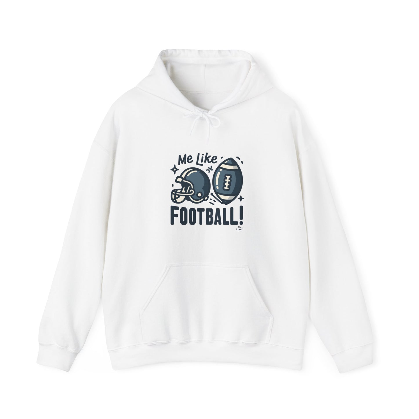 Me Like Football! - Unisex Heavy Blend™ Hooded Sweatshirt - (Football #3)