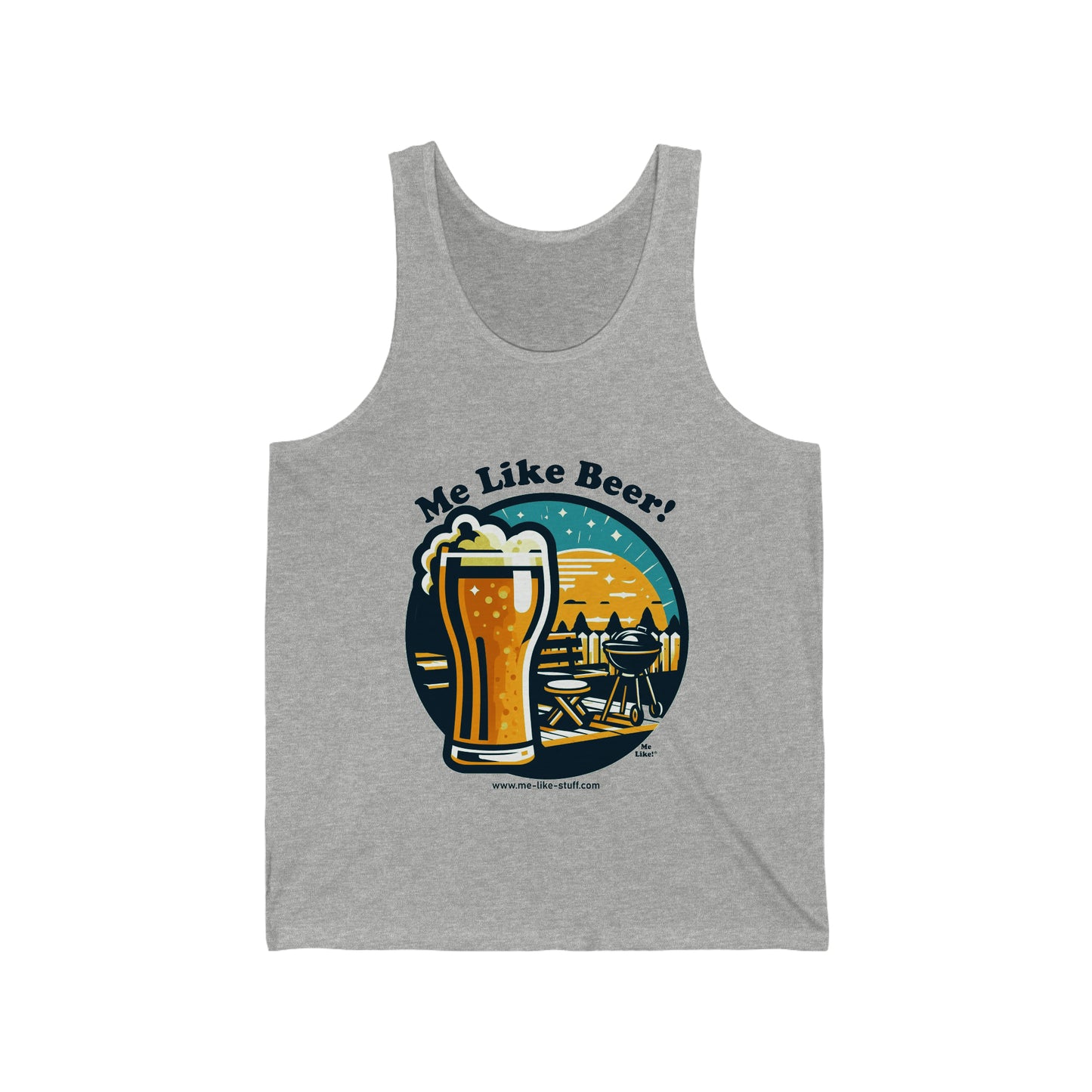 Unisex Jersey Tank - Me Like Beer! (#2)