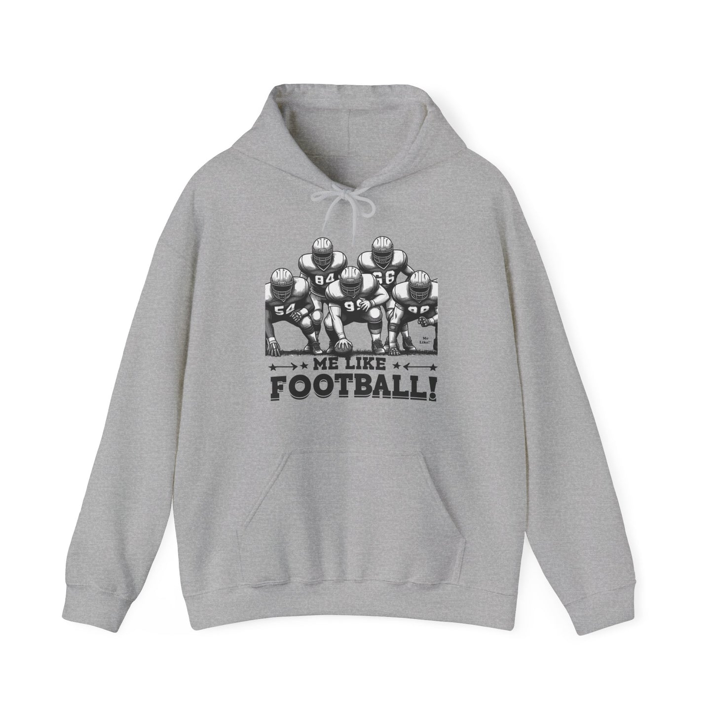 Me Like Football! - Unisex Heavy Blend™ Hooded Sweatshirt - (Football #2)