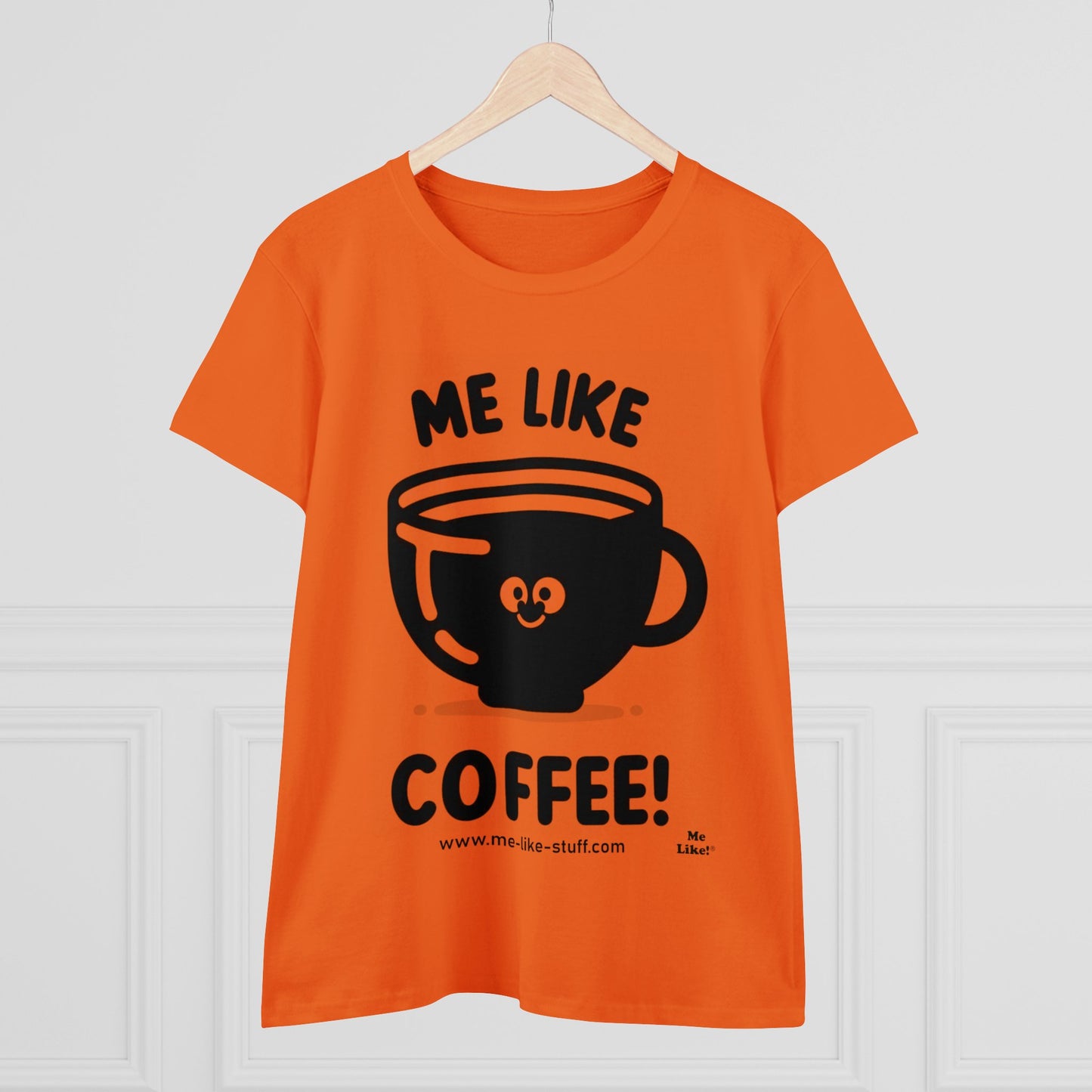 Women's Heavy Cotton Tee - Me Like Coffee! (#1)