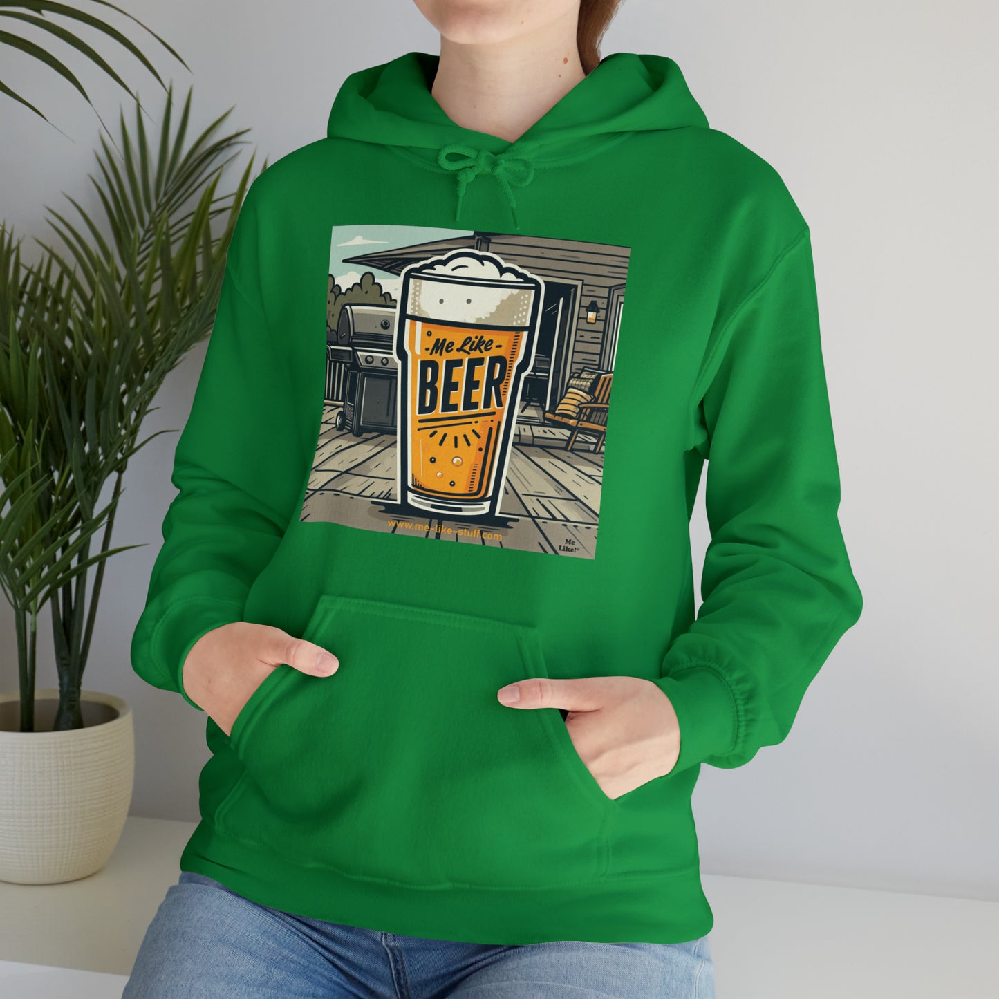 Unisex Heavy Blend™ Hooded Sweatshirt - Me Like Beer! (#3)