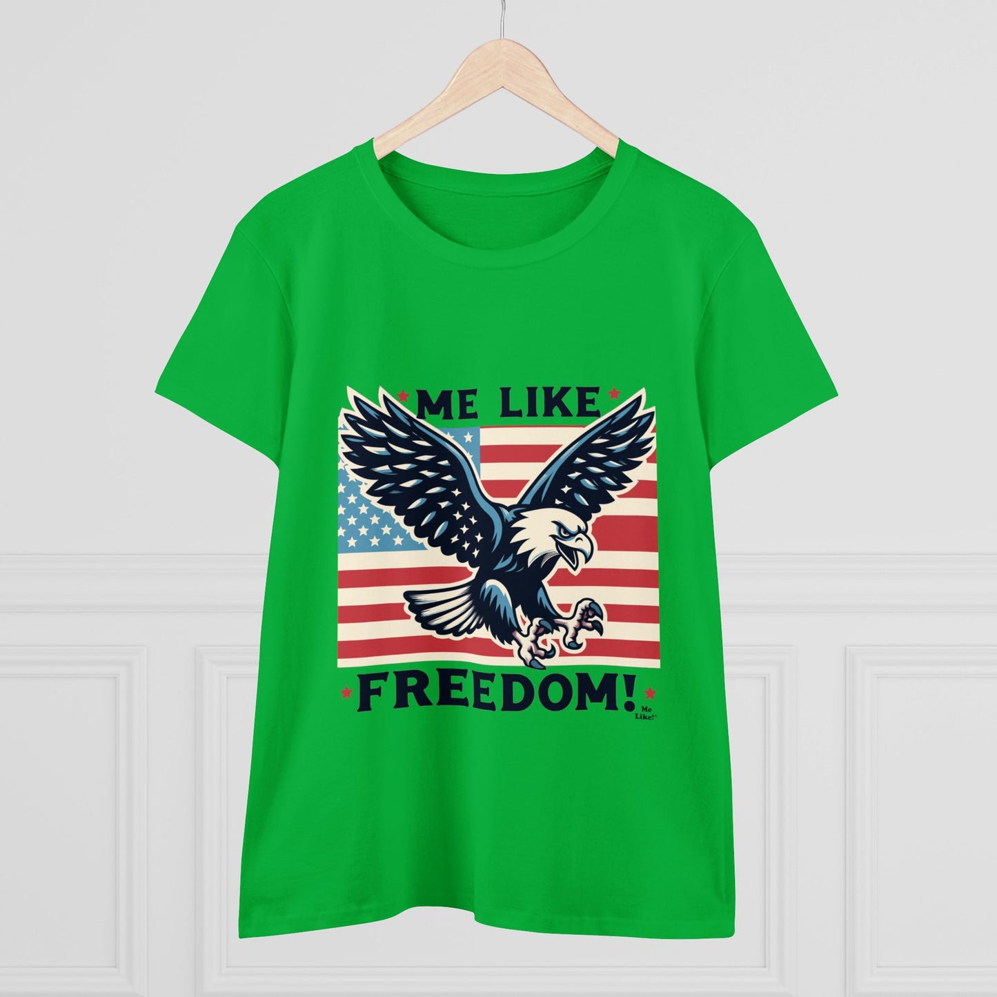 Me Like Freedom! - Women's Heavy Cotton Tee - (Freedom #2)